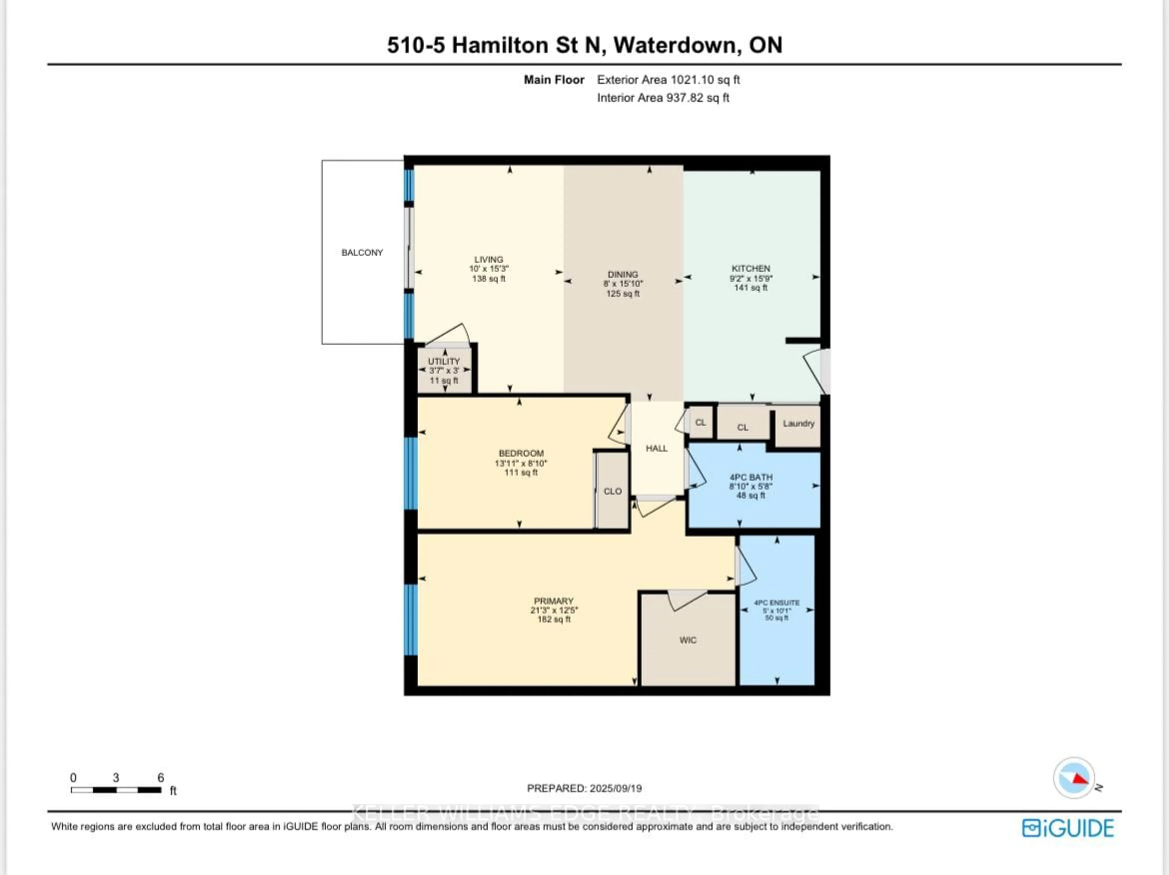 Floor plan for 5 HAMILTON St #510, Hamilton Ontario L8B 2A4