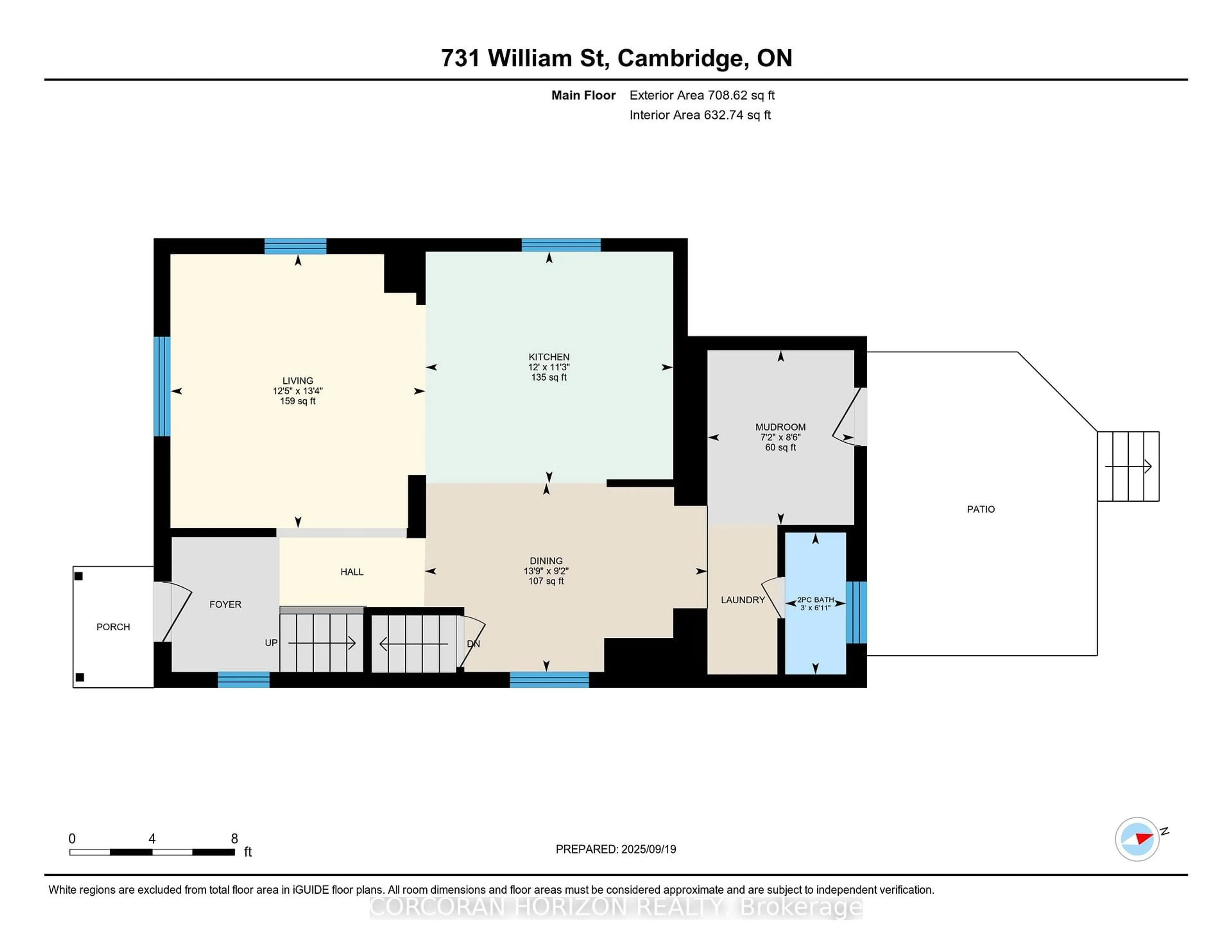 Floor plan for 731 William St, Cambridge Ontario N3H 3W8