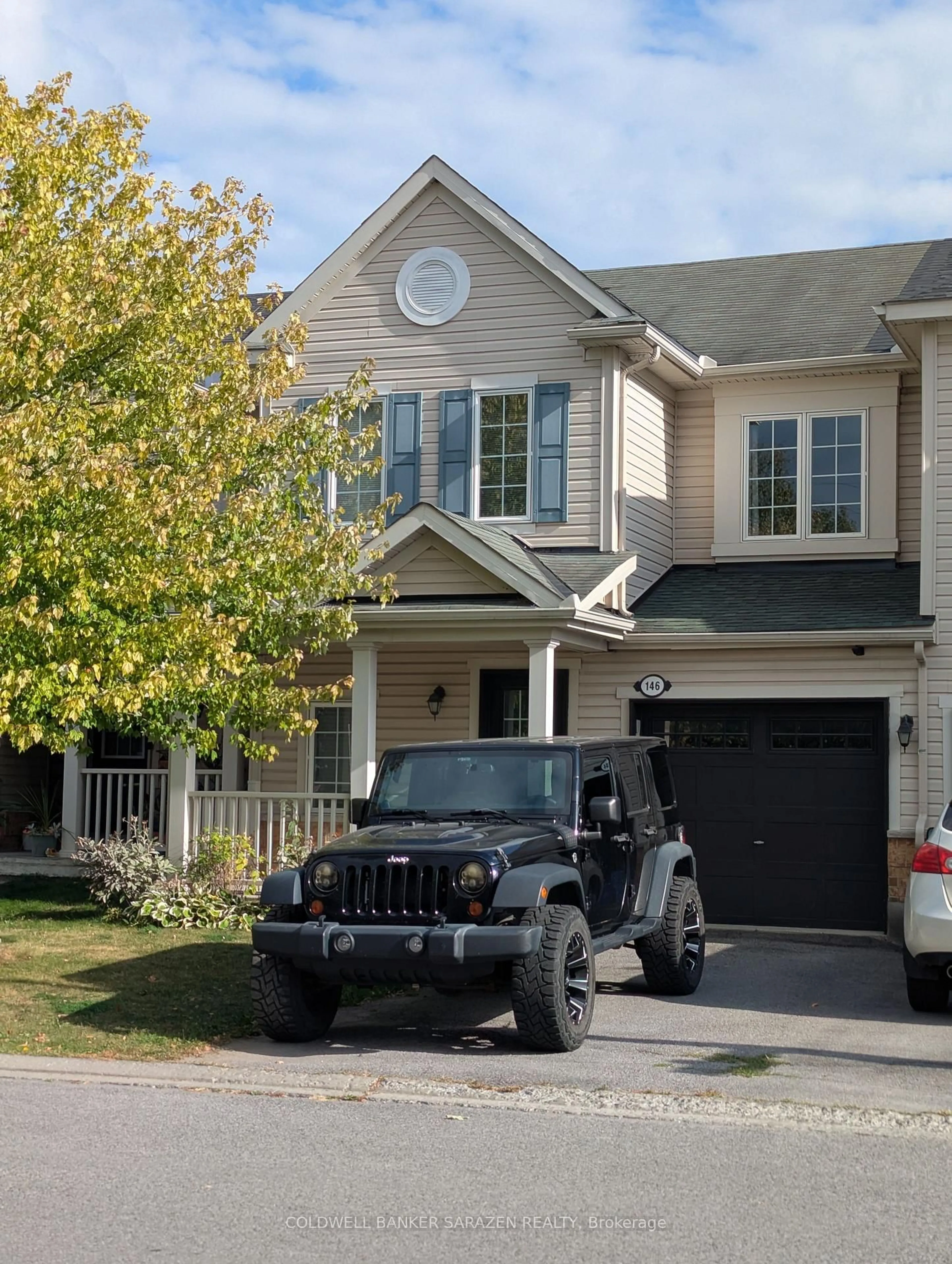 Home with vinyl exterior material, street for 146 Harmattan Ave, Ottawa Ontario K2S 0G3