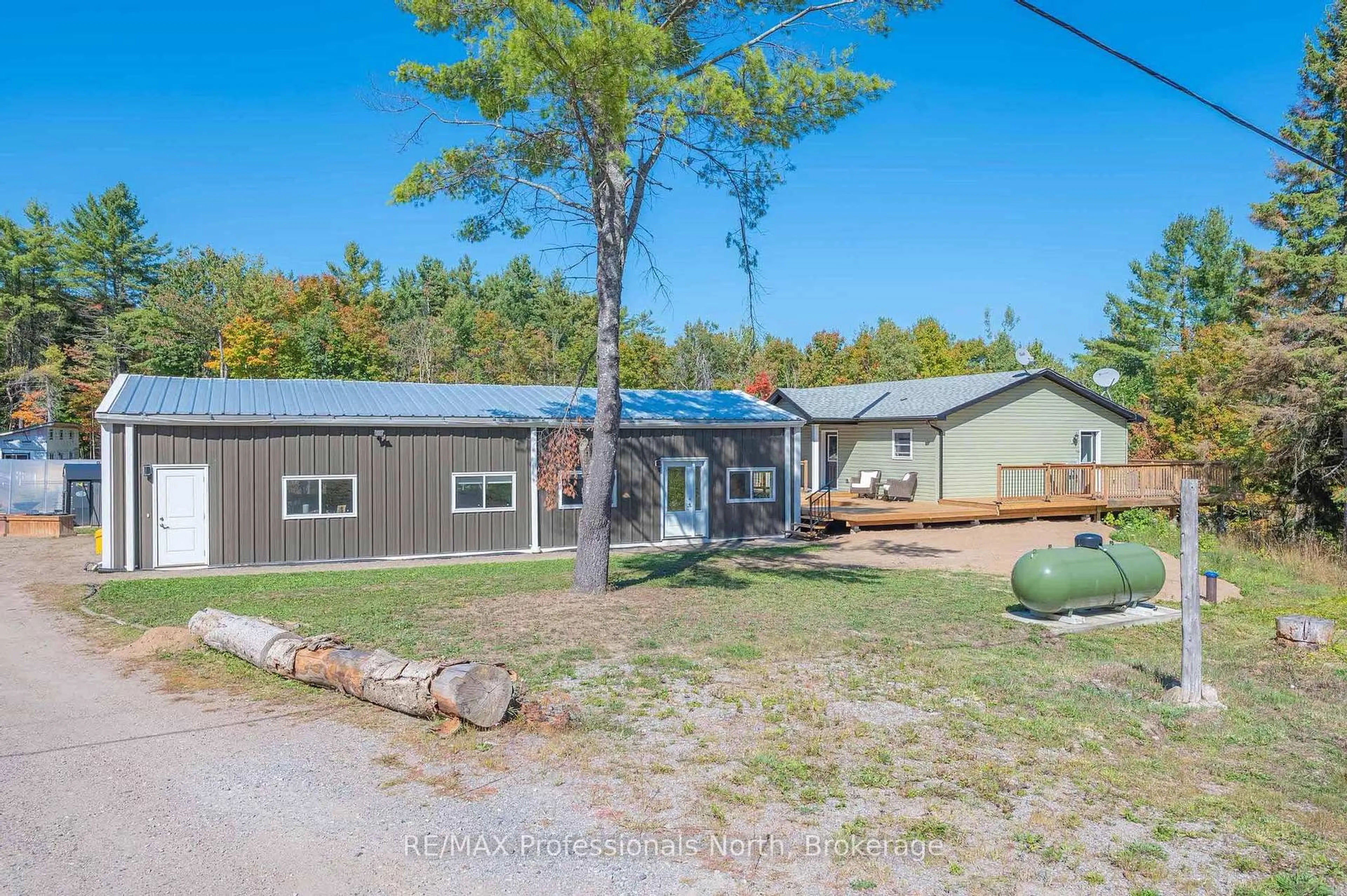A pic from outside/outdoor area/front of a property/back of a property/a pic from drone, unknown for 1211 Gelert Rd, Minden Hills Ontario K0M 2K0