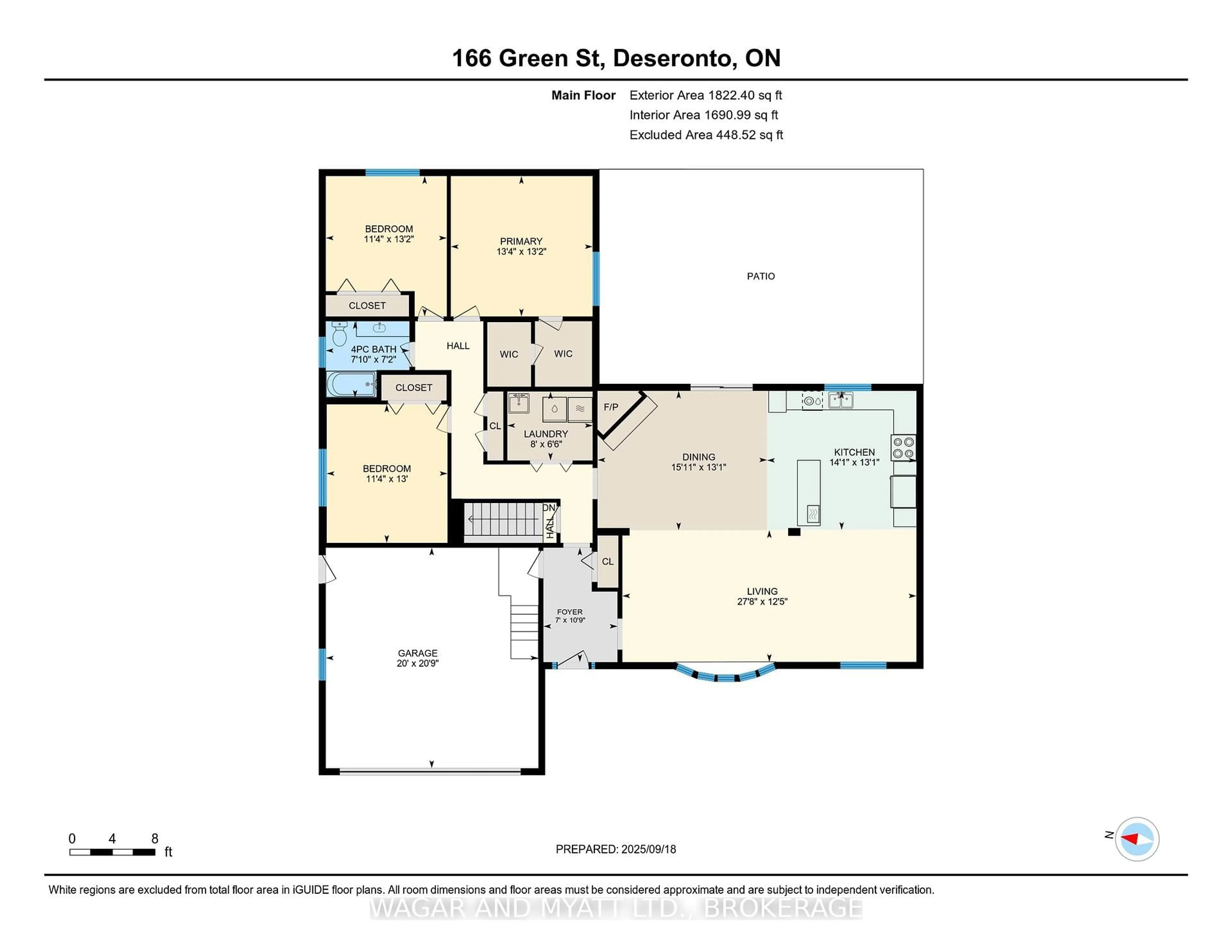 Floor plan for 166 GREEN St, Deseronto Ontario K0K 1X0