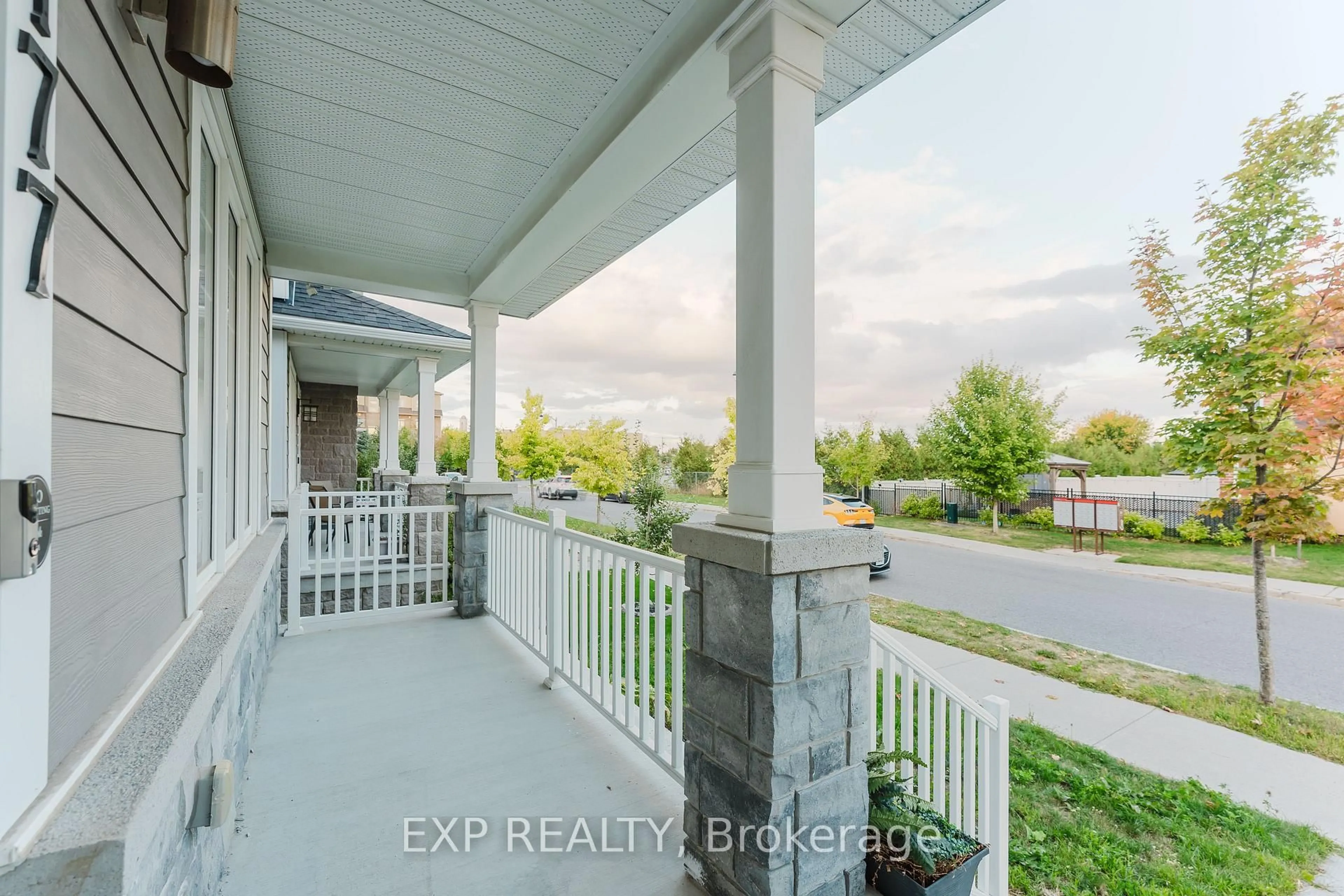 A pic from outside/outdoor area/front of a property/back of a property/a pic from drone, unknown for 177 Springbeauty Ave, Ottawa Ontario K2J 5T8