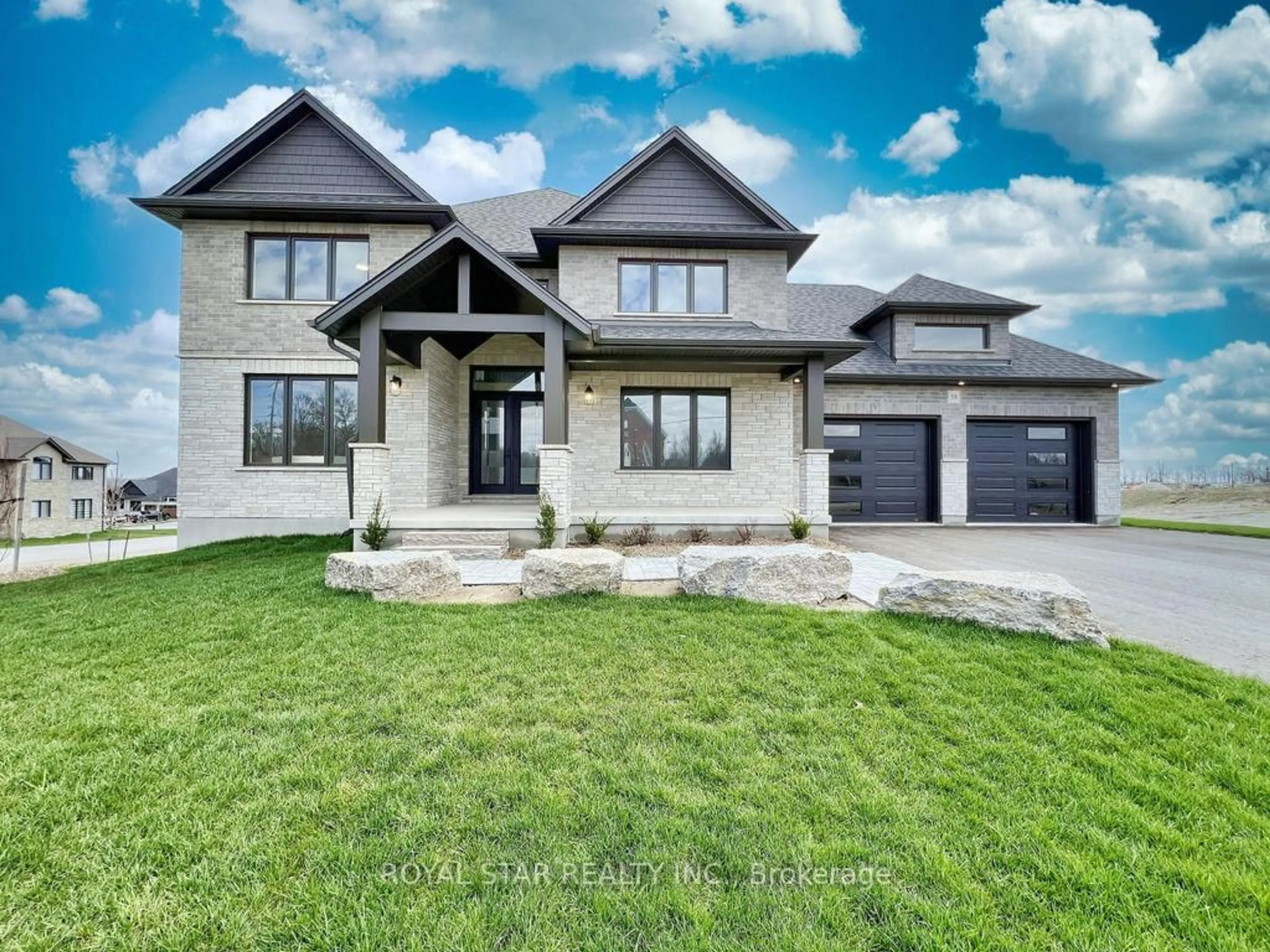 Home with brick exterior material, street for 38 Charles Currie Cres, Erin Ontario N1H 0B7