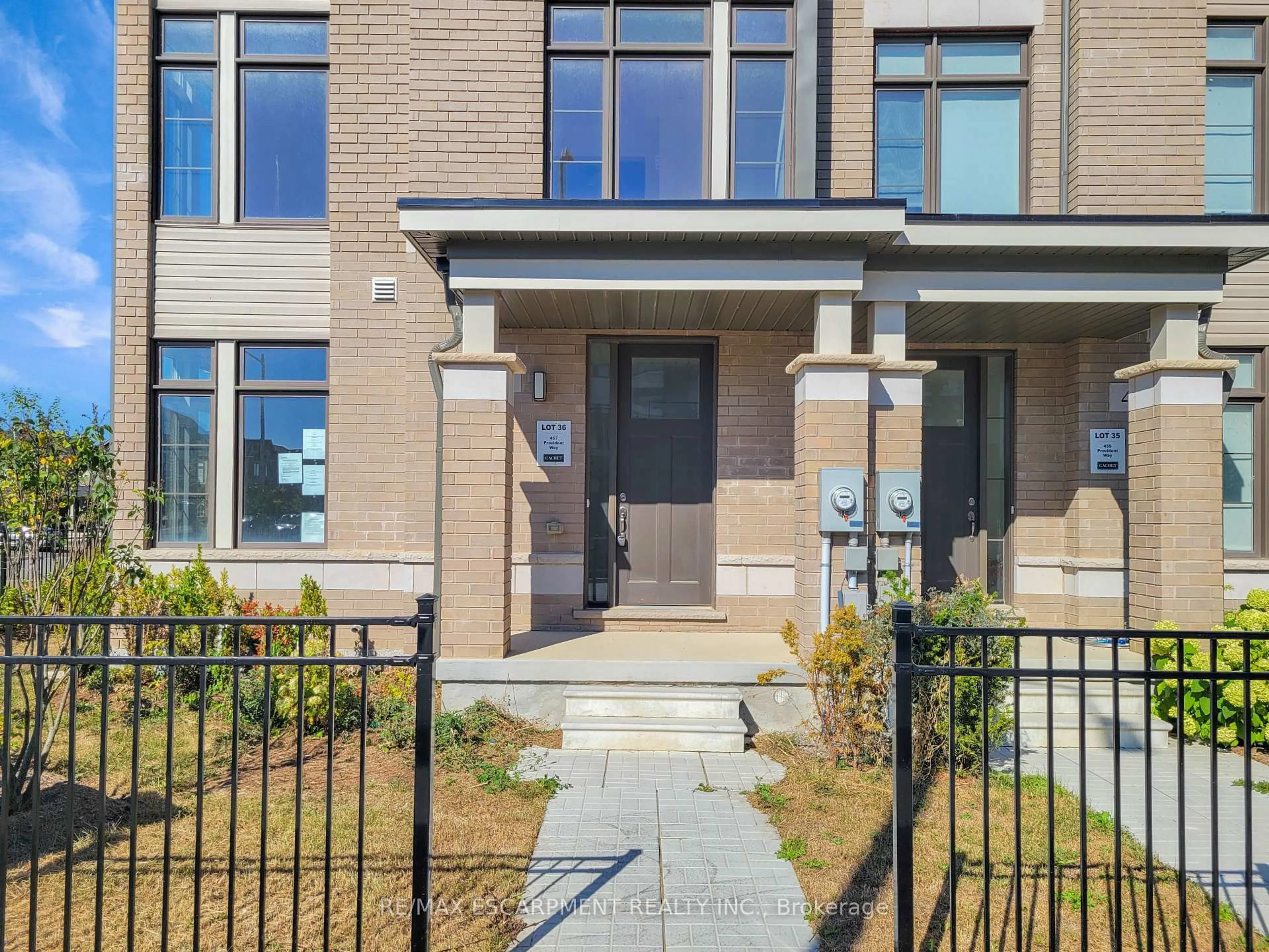 Home with brick exterior material, street for 457 Provident Way, Hamilton Ontario L0R 1W0