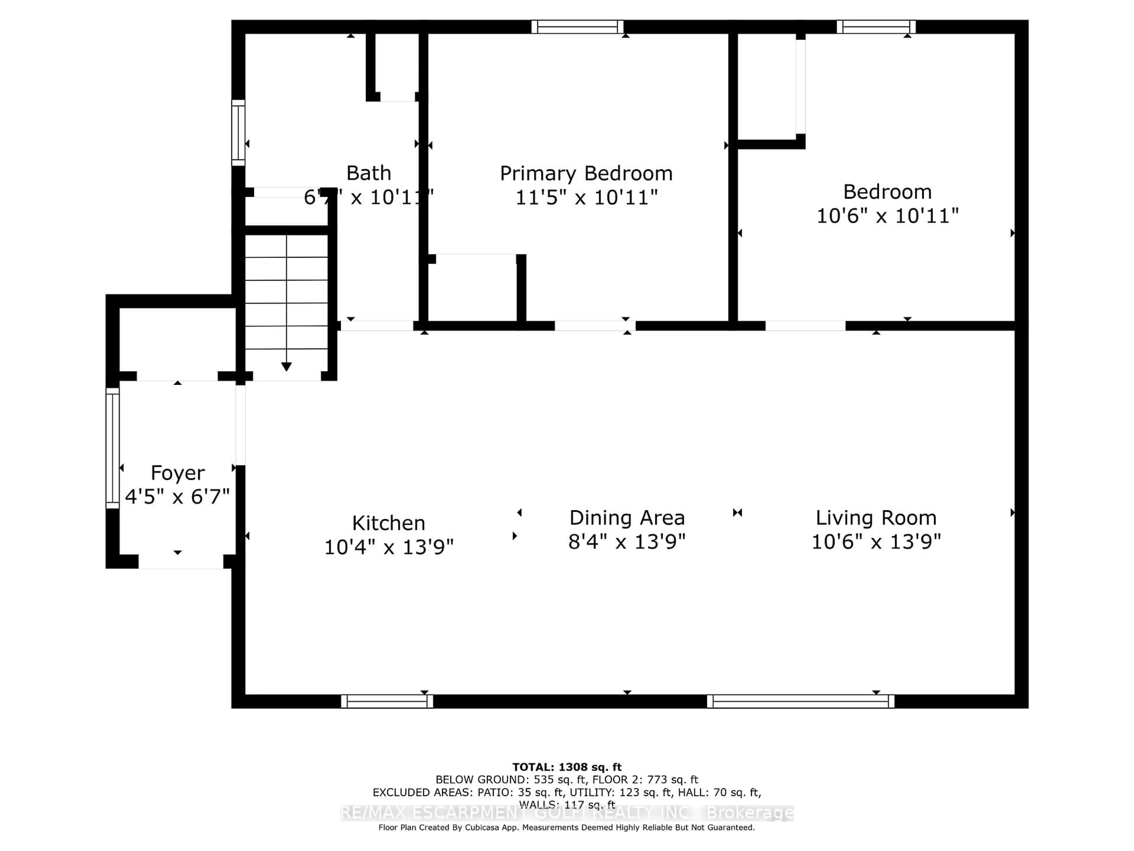 Floor plan for 2340 CLIFTON St, Thorold Ontario L0S 1A0