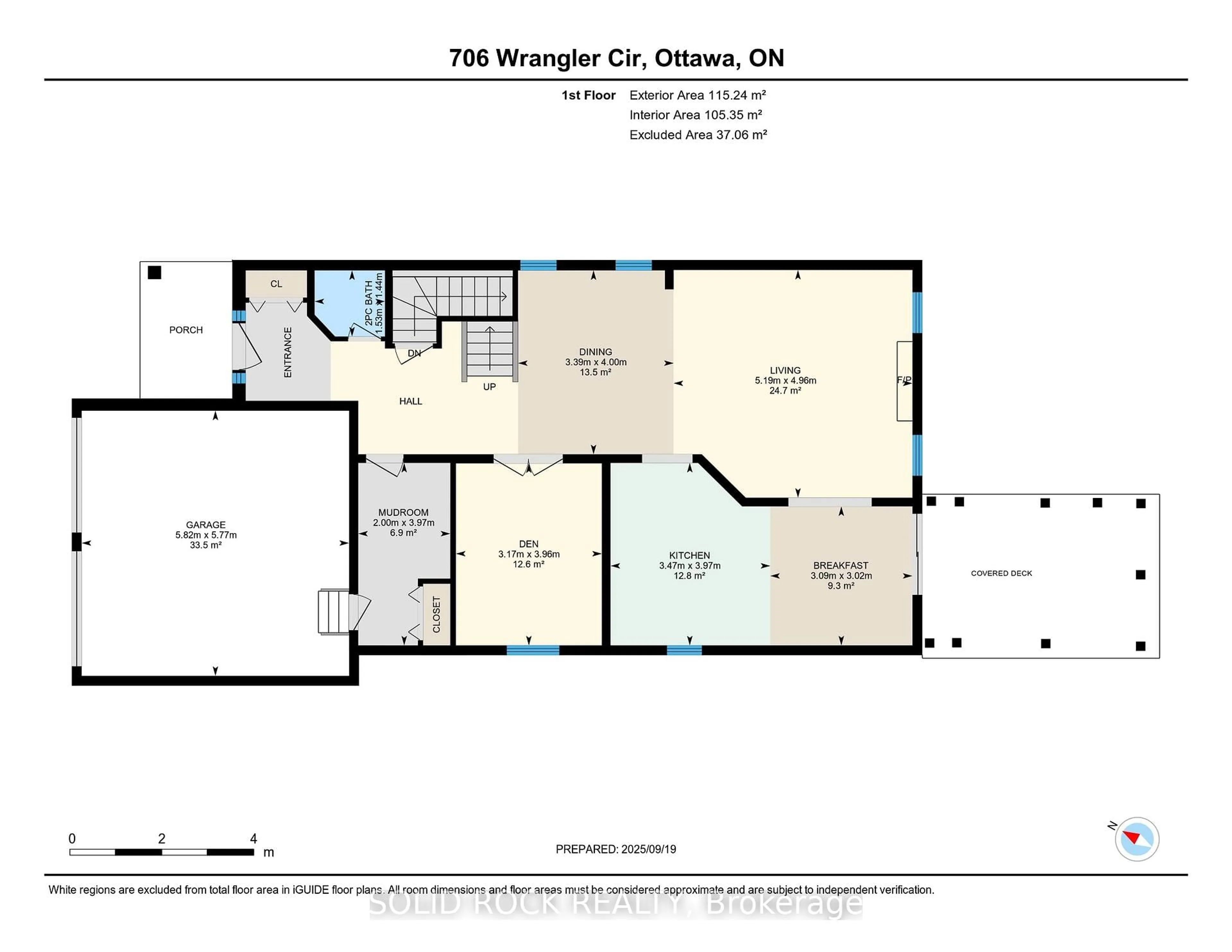 Floor plan for 706 Wrangler Circ, Stittsville Ontario K2S 0R2