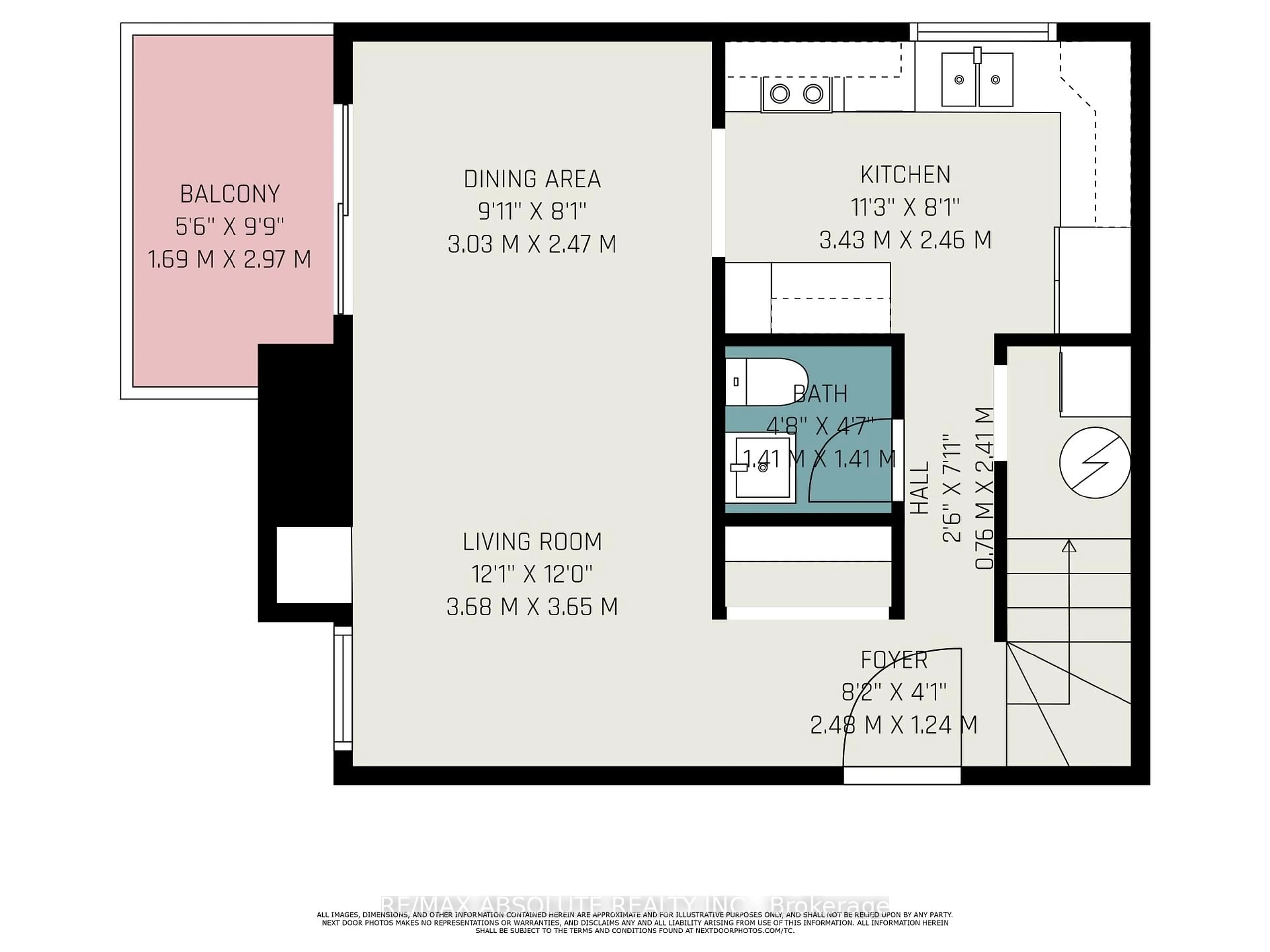 Floor plan for 24 Townline Rd #208, Carleton Place Ontario K7C 4B6