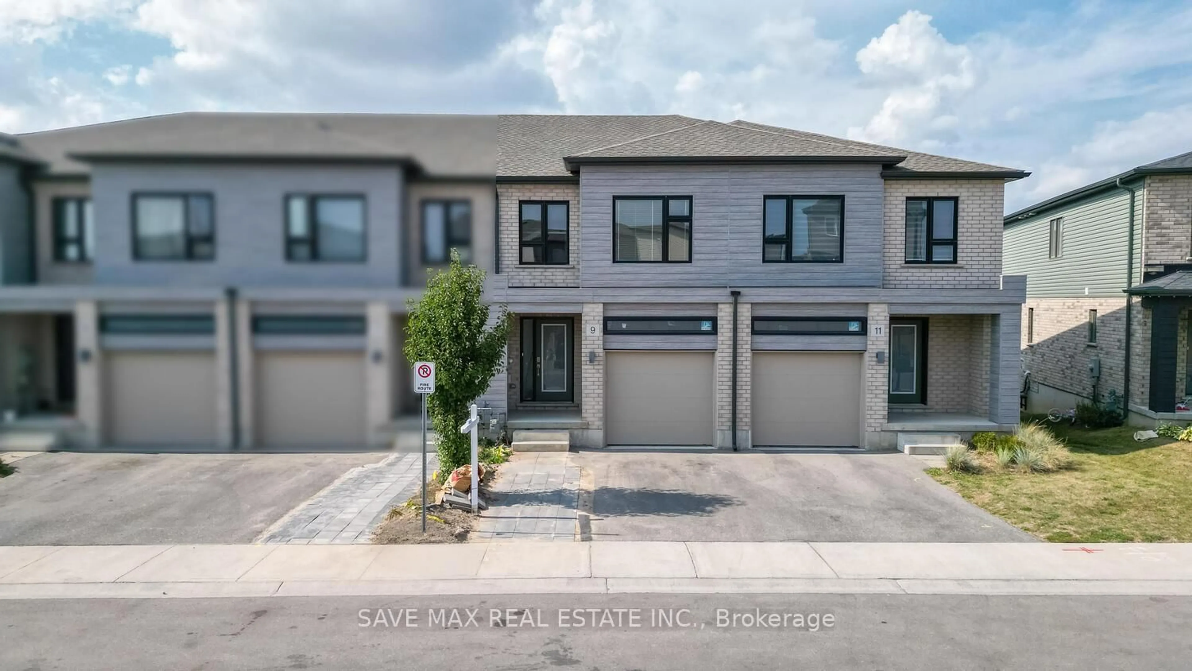 A pic from outside/outdoor area/front of a property/back of a property/a pic from drone, street for 9 Shedrow Pl, Kitchener Ontario N2R 0R8