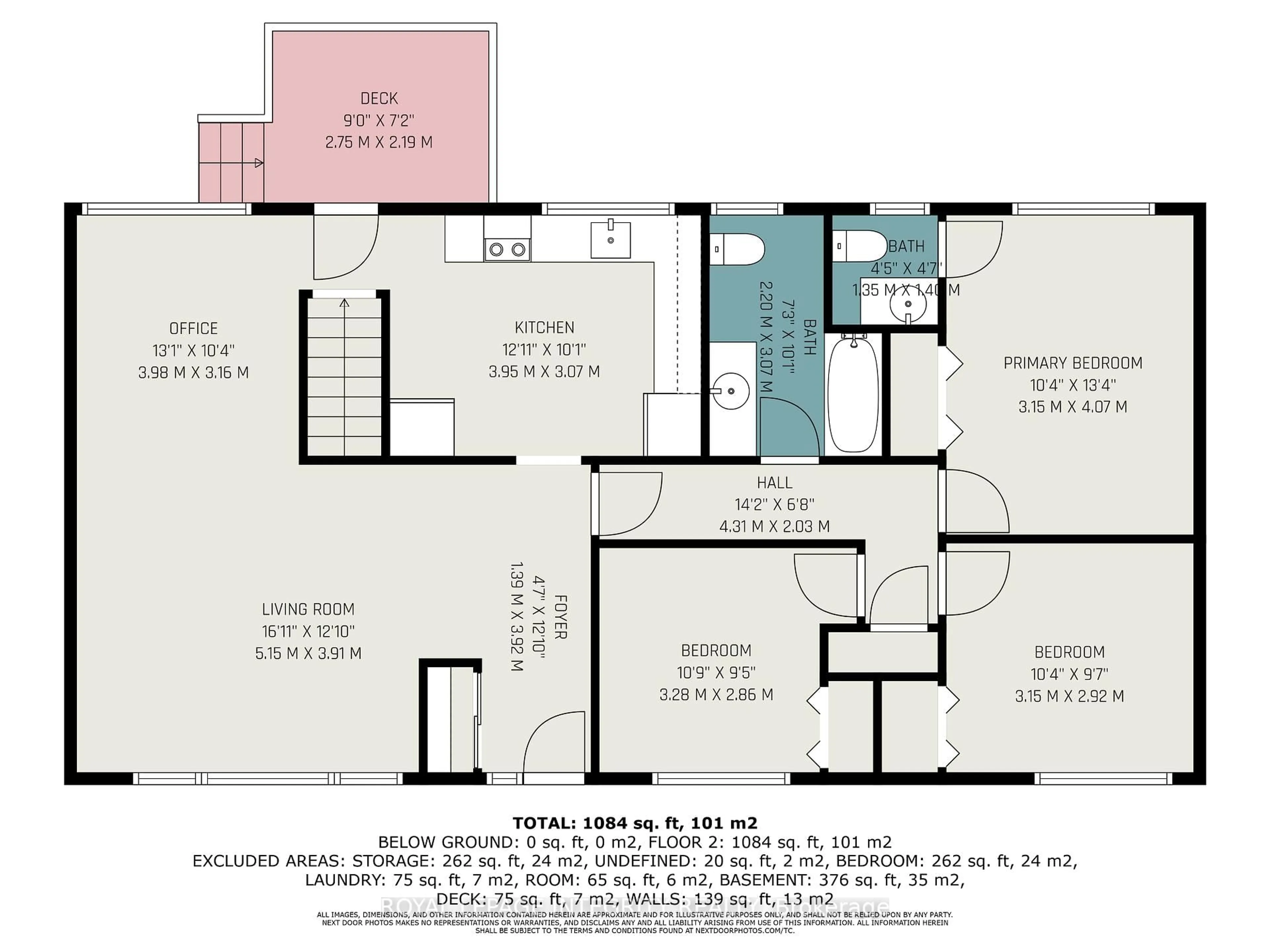 Floor plan for 1136 Deer Park Rd, Ottawa Ontario K2E 6H1