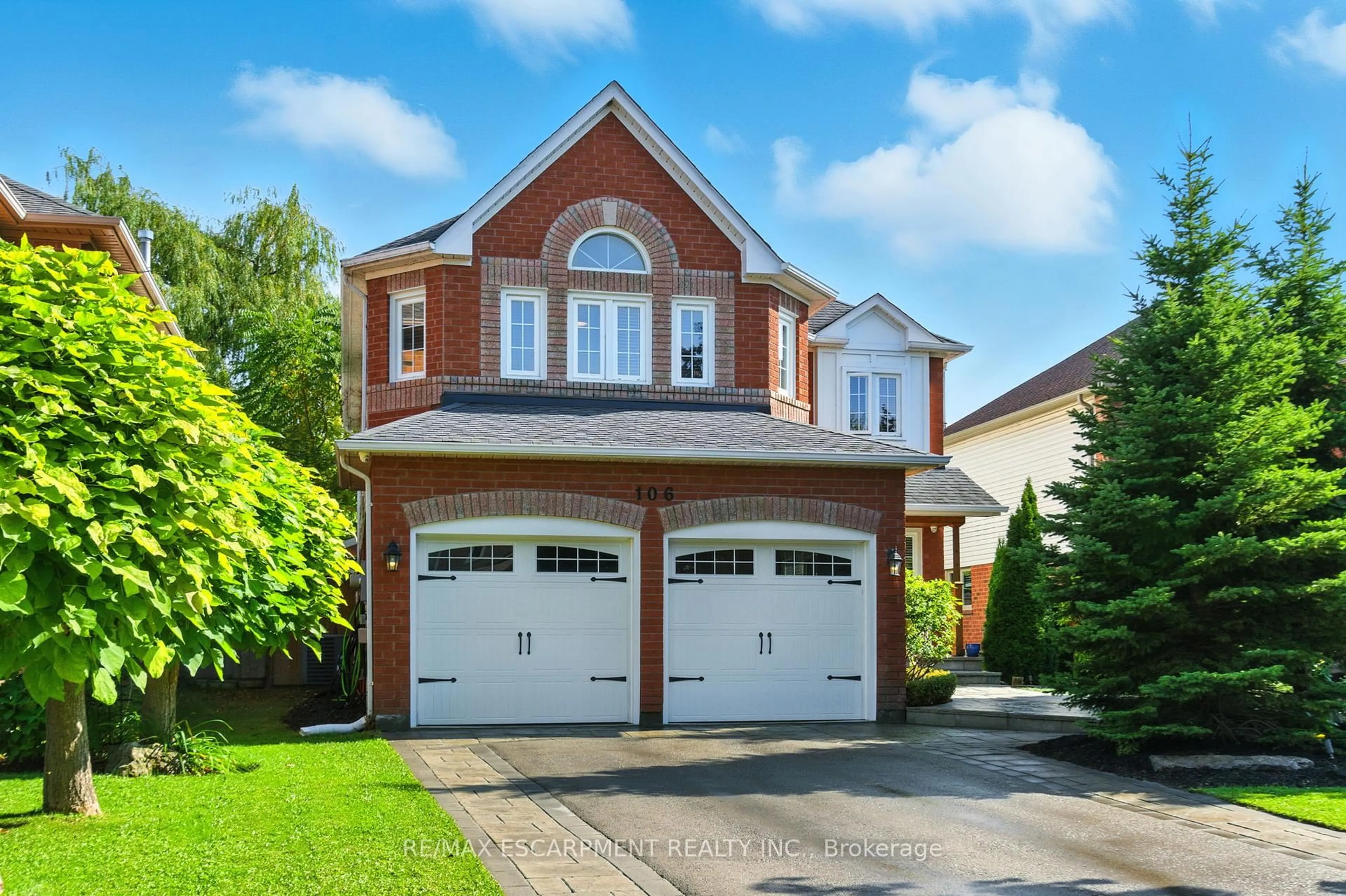 Home with brick exterior material, street for 106 Ryans Way, Hamilton Ontario L8B 0P3