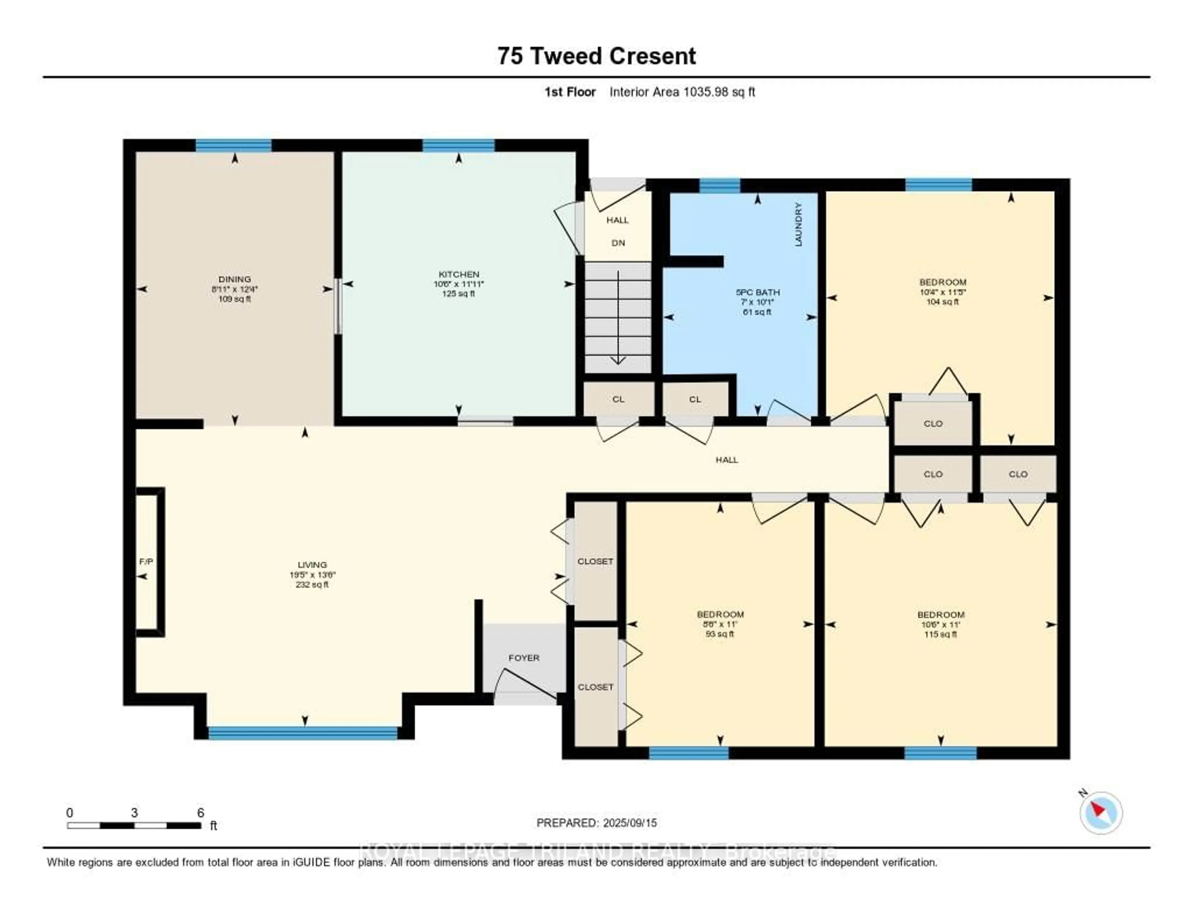 Floor plan for 75 Tweed Cres, London North Ontario N5X 1Z5