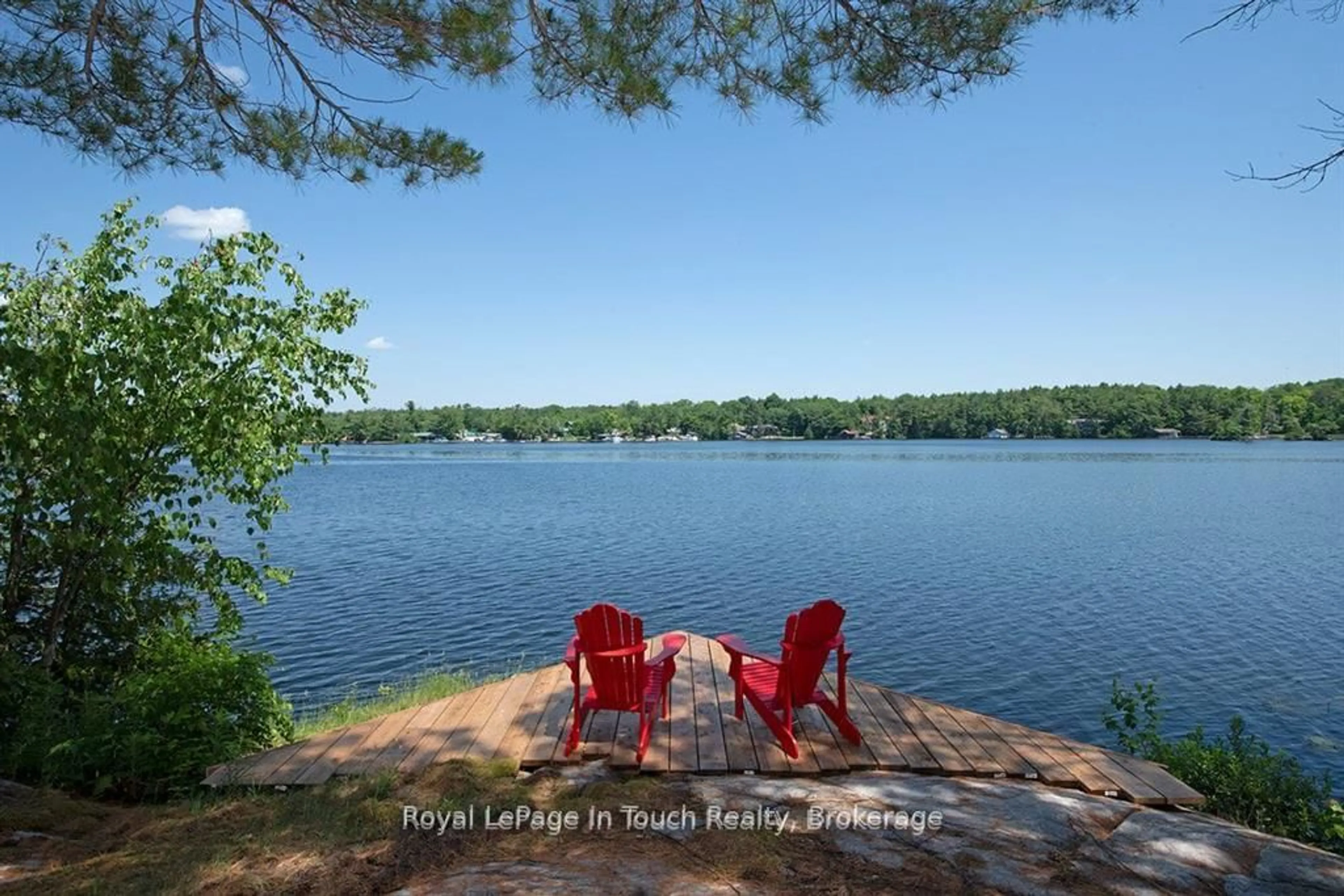 Patio, water/lake/river/ocean view for 211 Pickerel Point Rd, Georgian Bay Ontario L0K 1S0