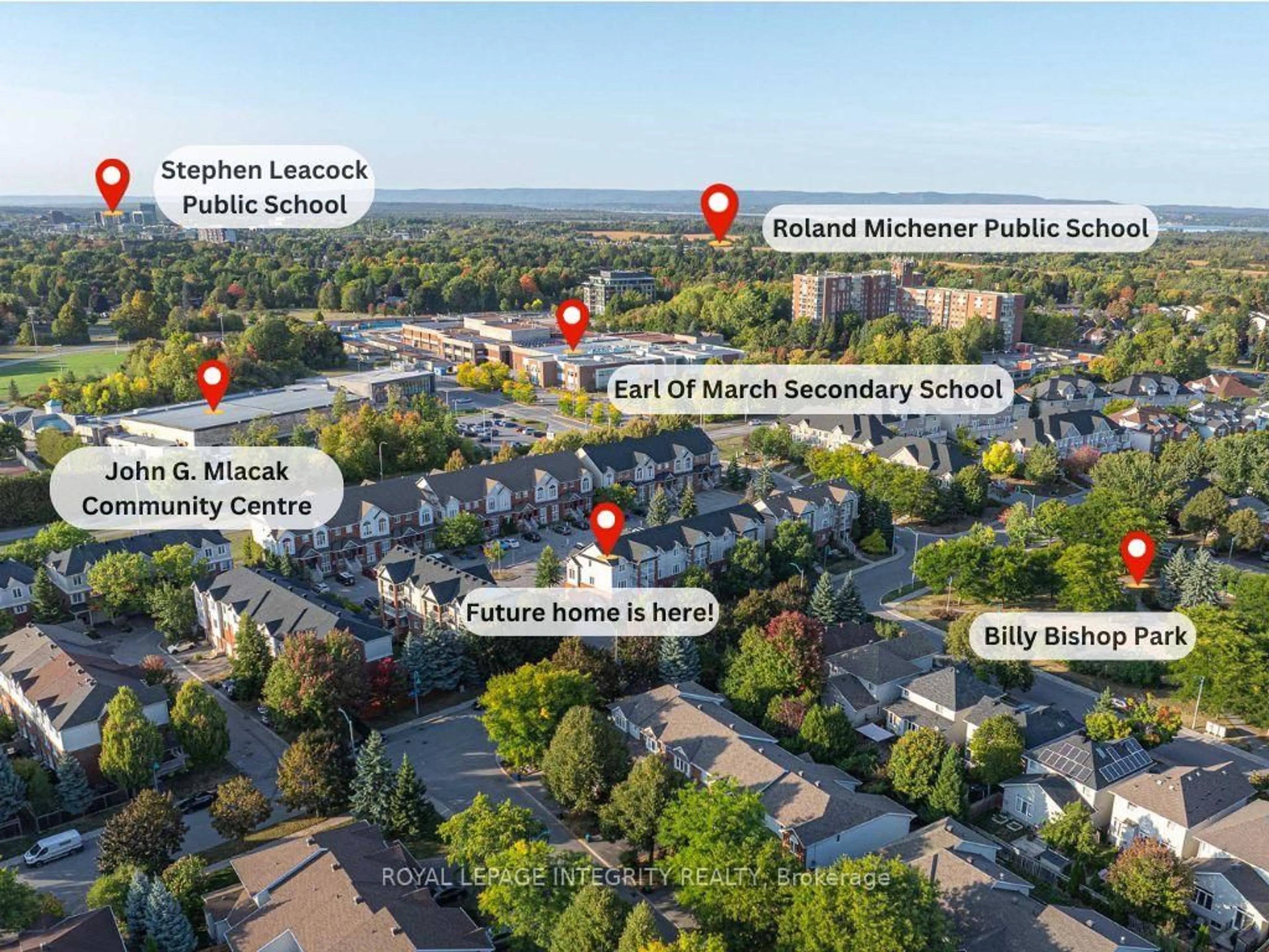 A pic from outside/outdoor area/front of a property/back of a property/a pic from drone, street for 70 Edenvale Dr #140, Ottawa Ontario K2K 3N6