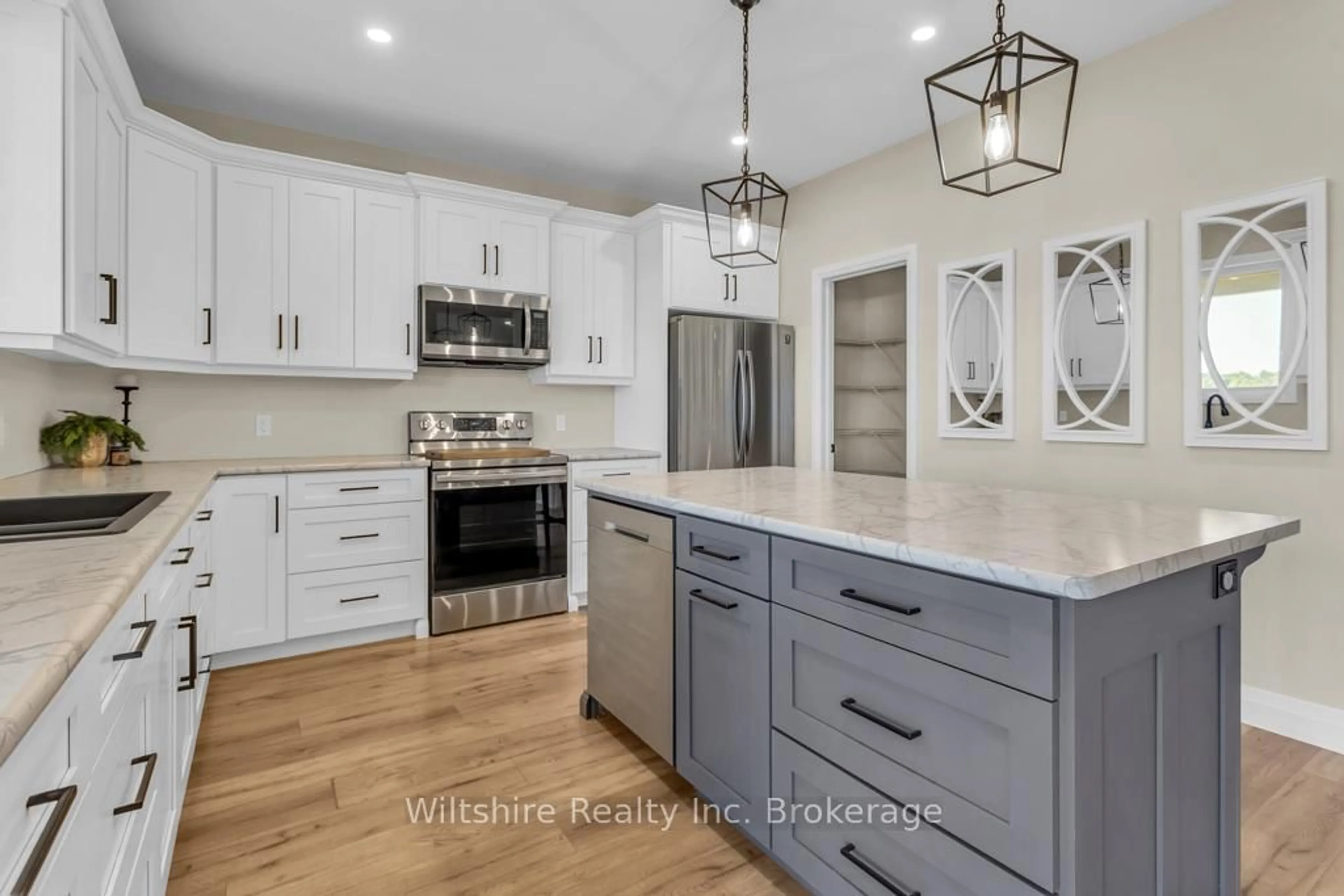 Open concept kitchen, unknown for 56524 Heritage Line, Bayham Ontario N0J 1Y0