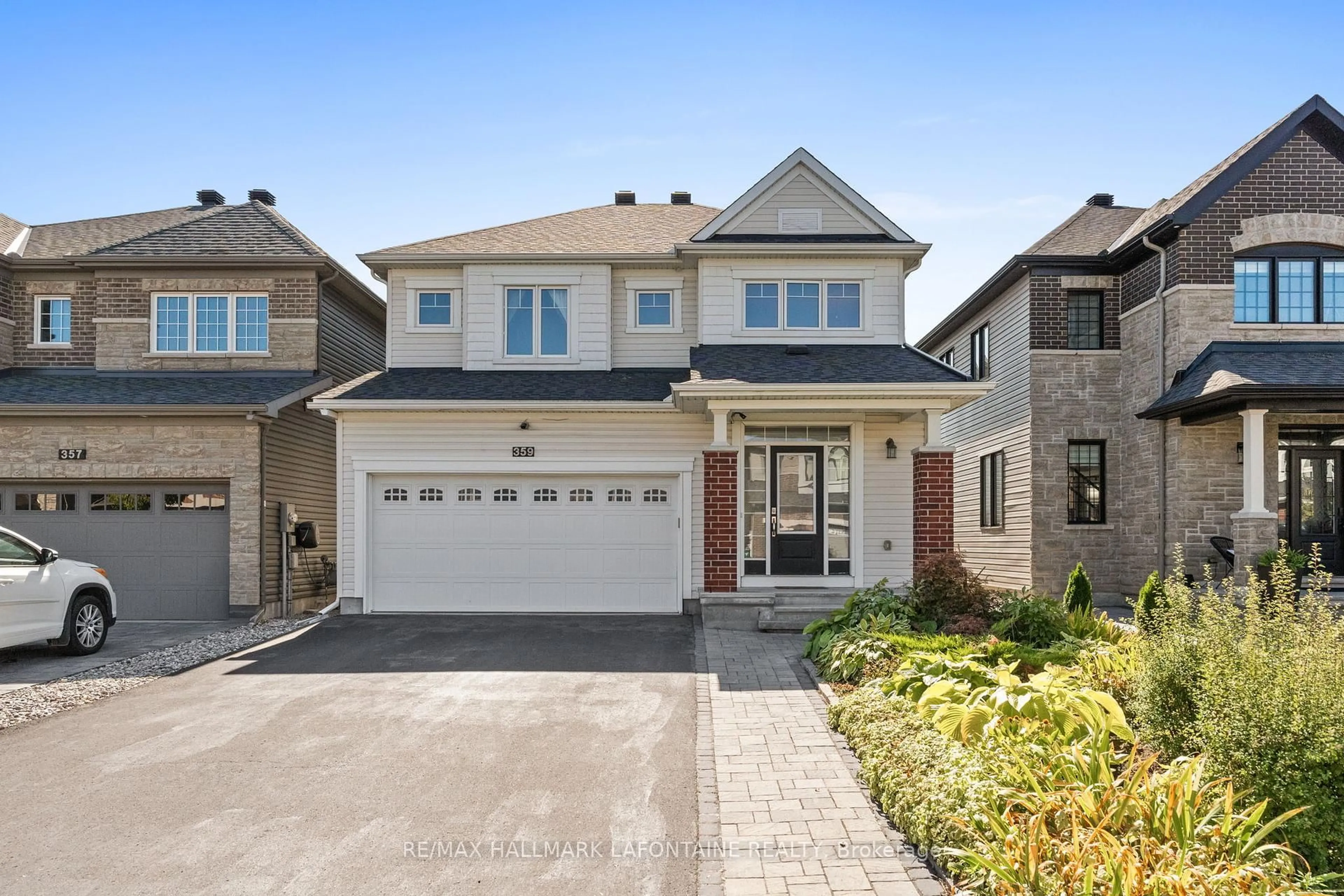 Home with brick exterior material, street for 359 Hepatica Way, Ottawa Ontario K4A 0Z1