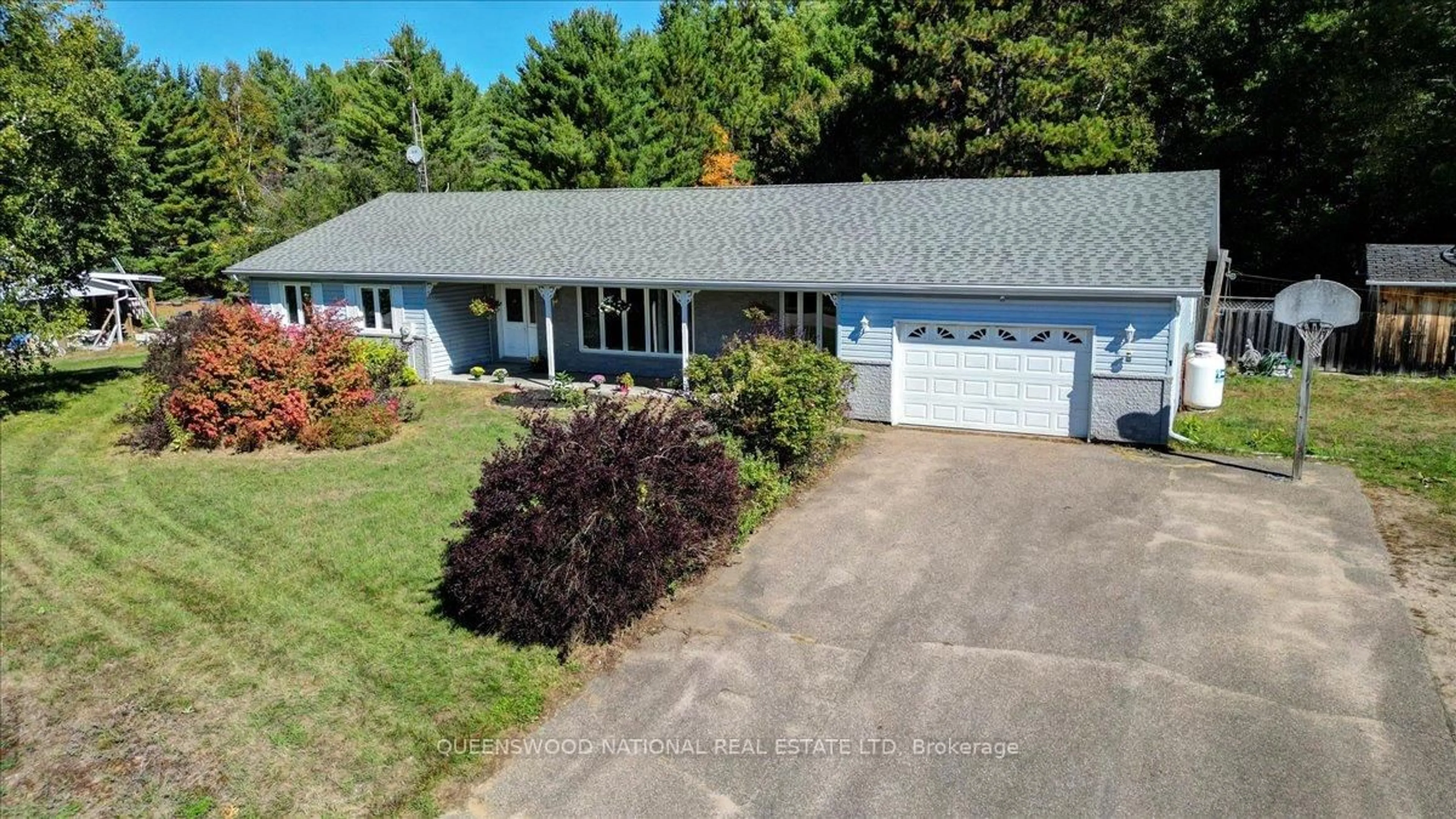 A pic from outside/outdoor area/front of a property/back of a property/a pic from drone, street for 11876 Opeongo Rd, Barry's Bay Ontario K0J 1B0