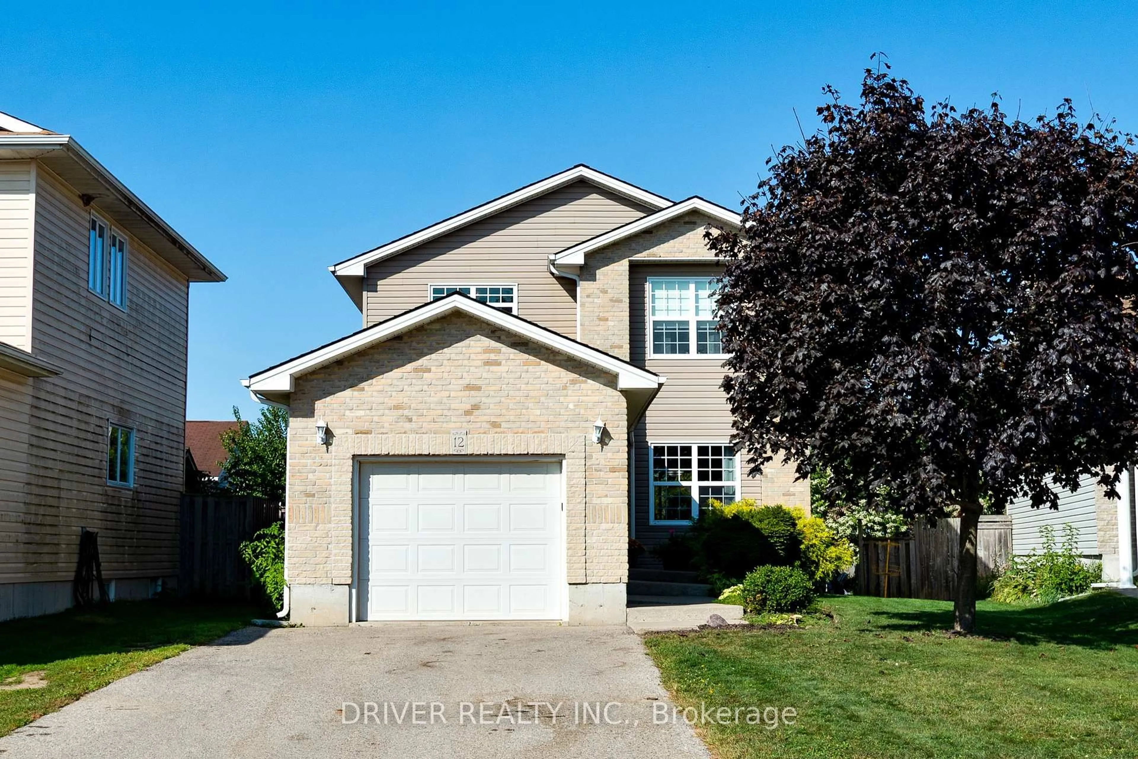 Home with brick exterior material, street for 12 Tara Crt, Aylmer Ontario N5H 3C1