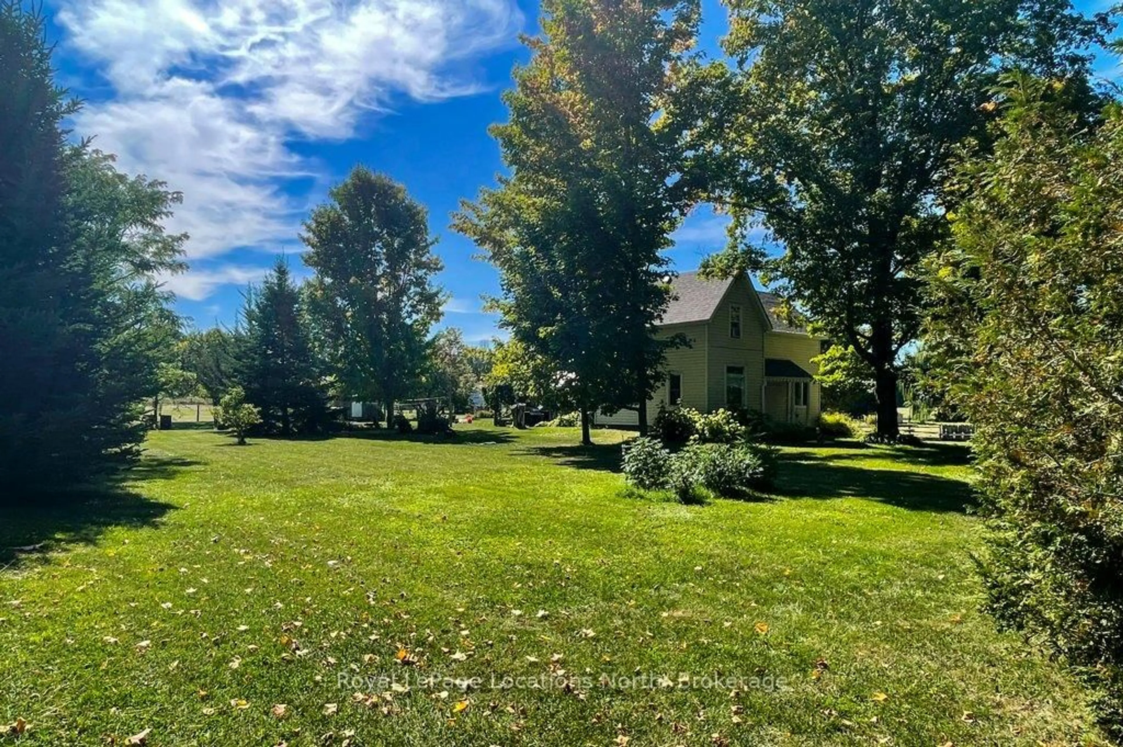 A pic from outside/outdoor area/front of a property/back of a property/a pic from drone, unknown for 236448 Grey Road 13, Grey Highlands Ontario N0H 1J0