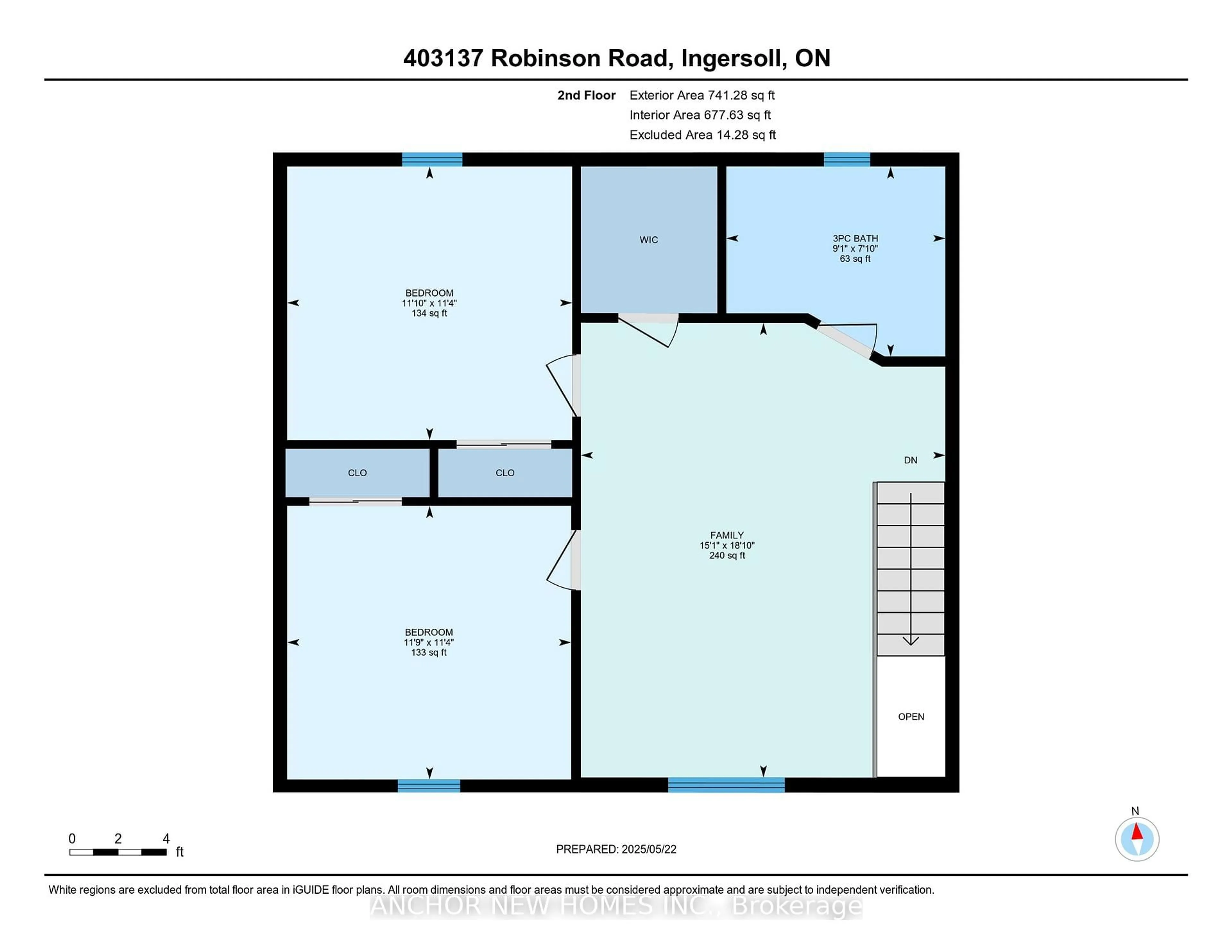 Floor plan for 403137 ROBINSON Rd, South-West Oxford Ontario N5C 3J7