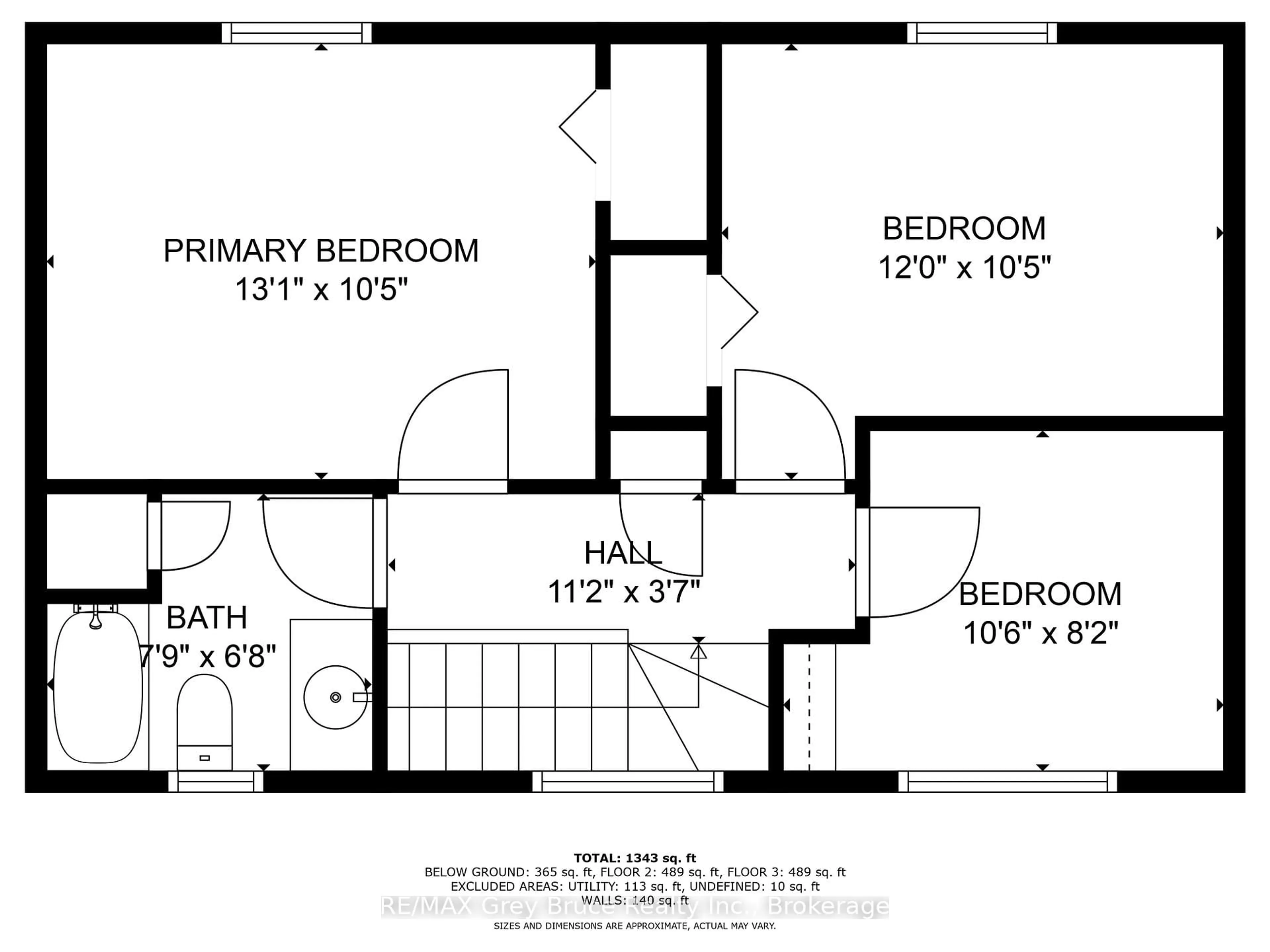 Floor plan for 206 6th Ave, Owen Sound Ontario N4K 2T3
