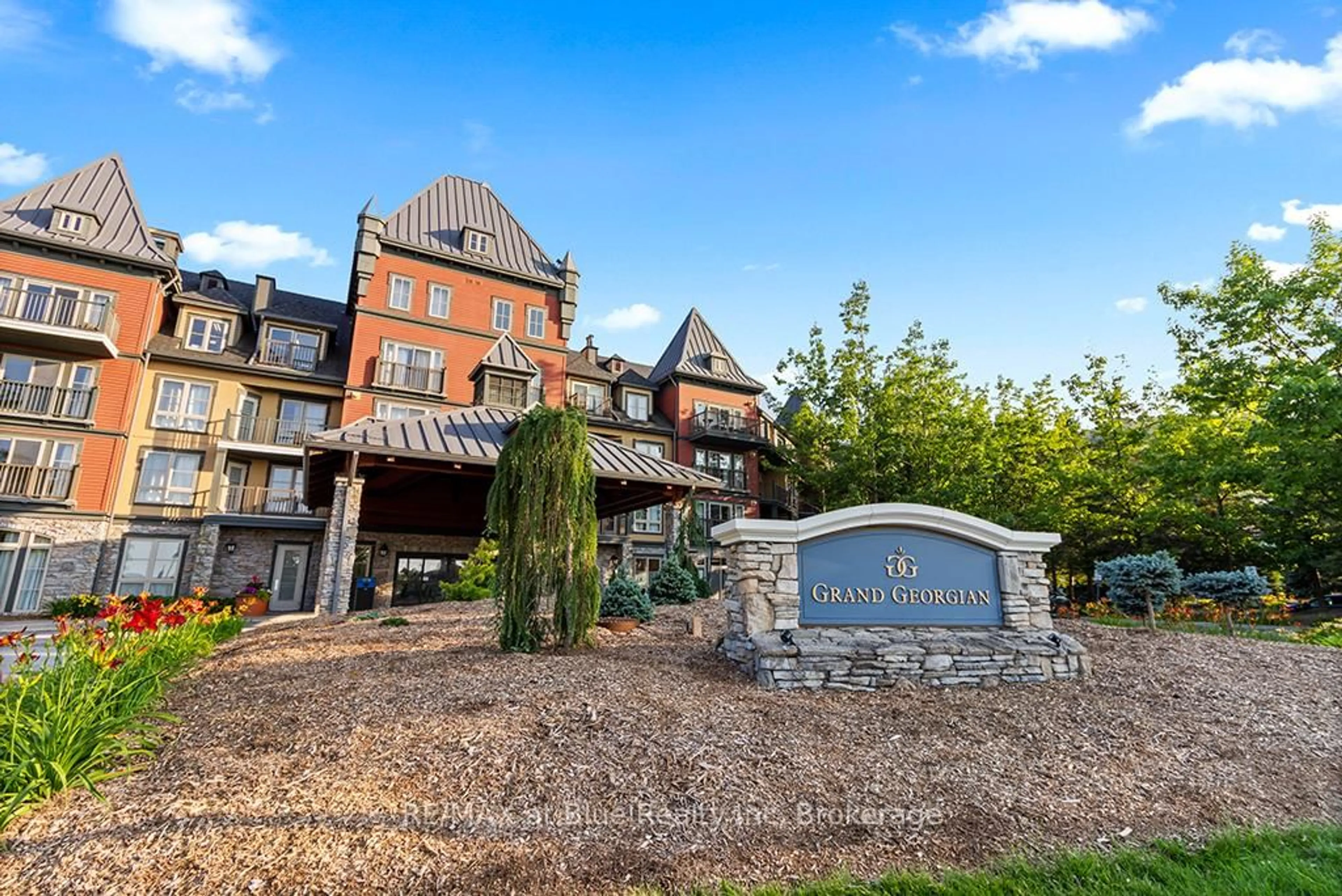 Patio, mountain view for 156 Jozo Weider Blvd #420, Blue Mountains Ontario L9Y 0V2