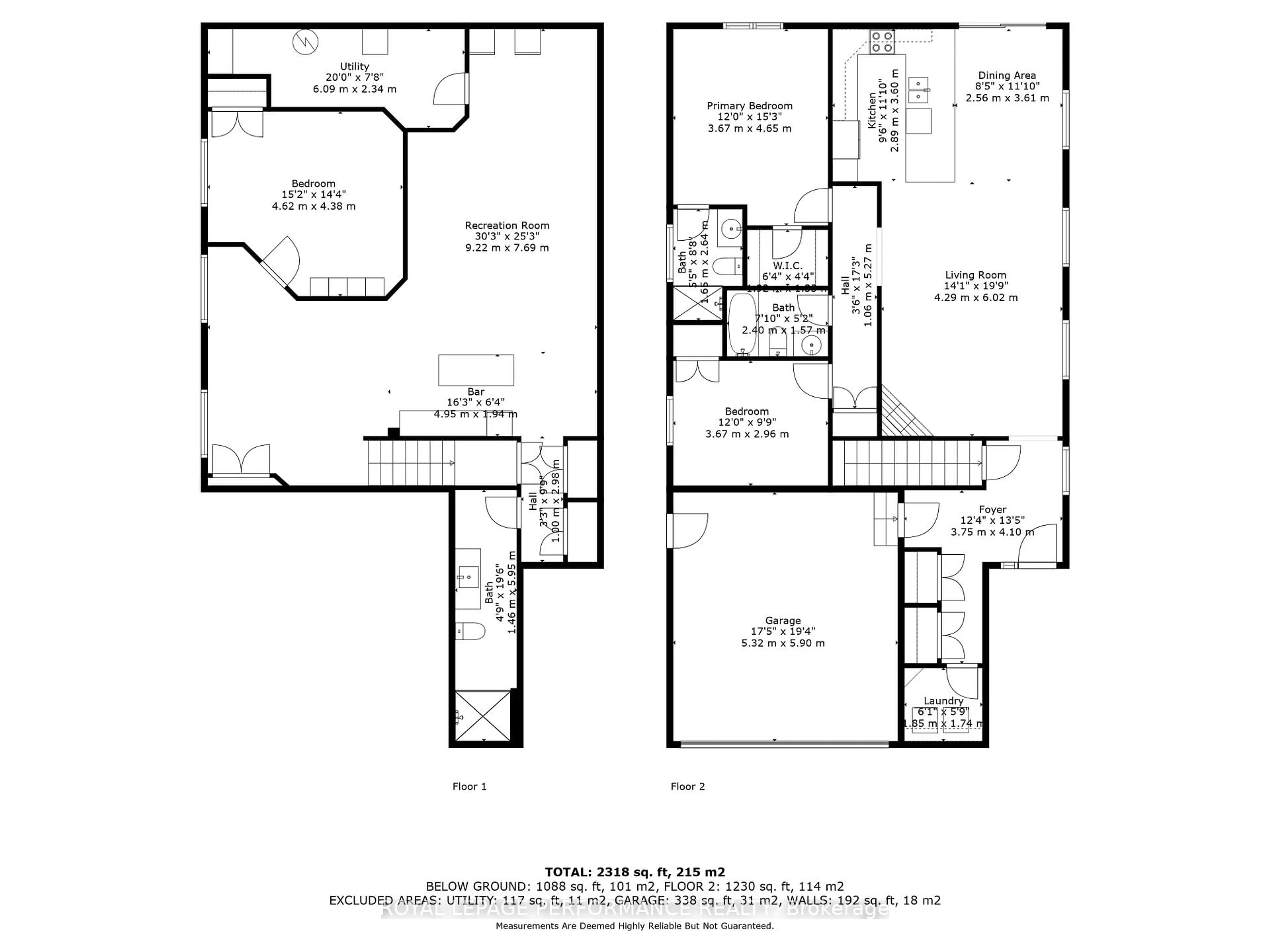 Floor plan for 541 Dean Dr, Cornwall Ontario K6H 7H7