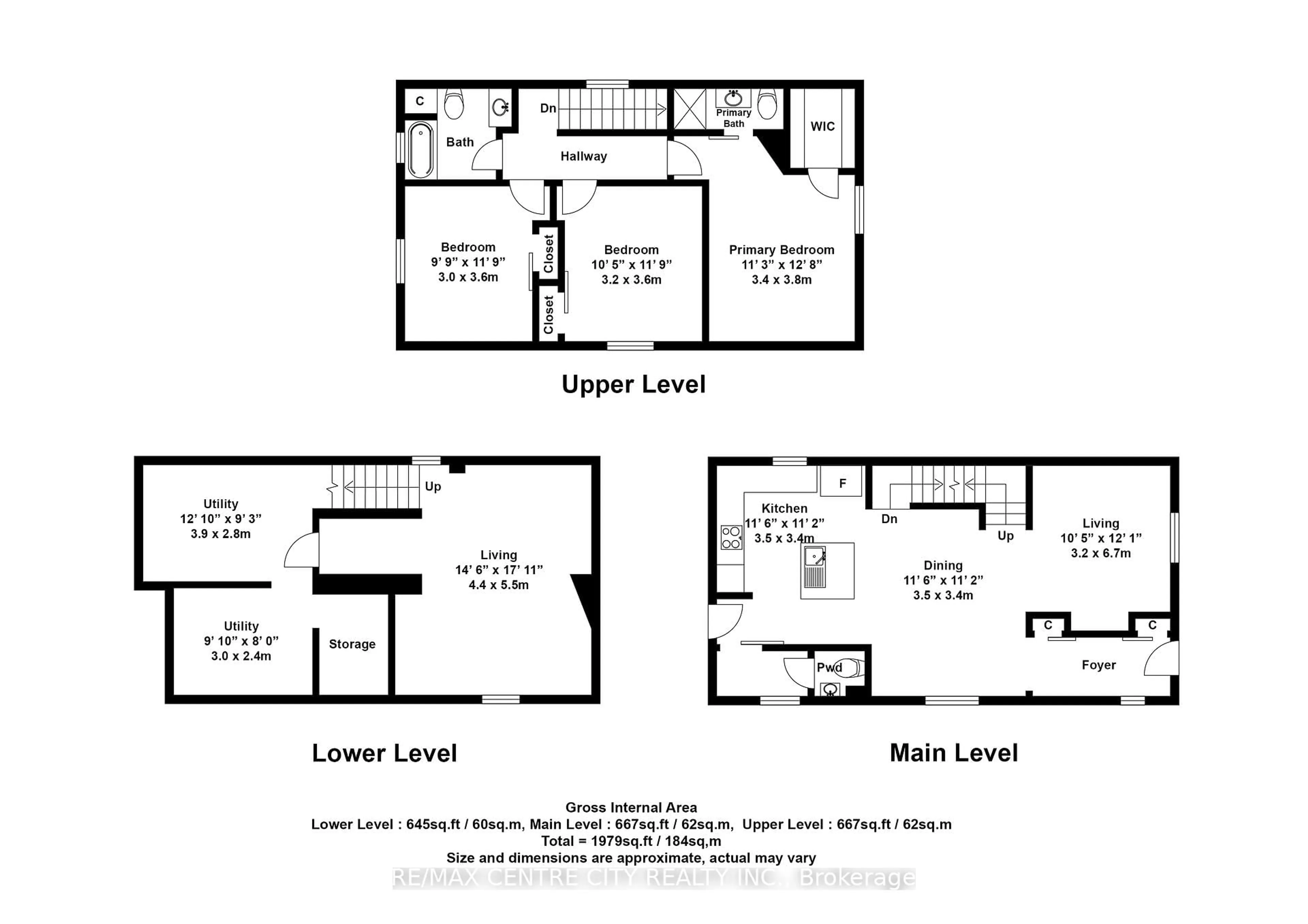Floor plan for 525 Hale St, London East Ontario N5W 1G9