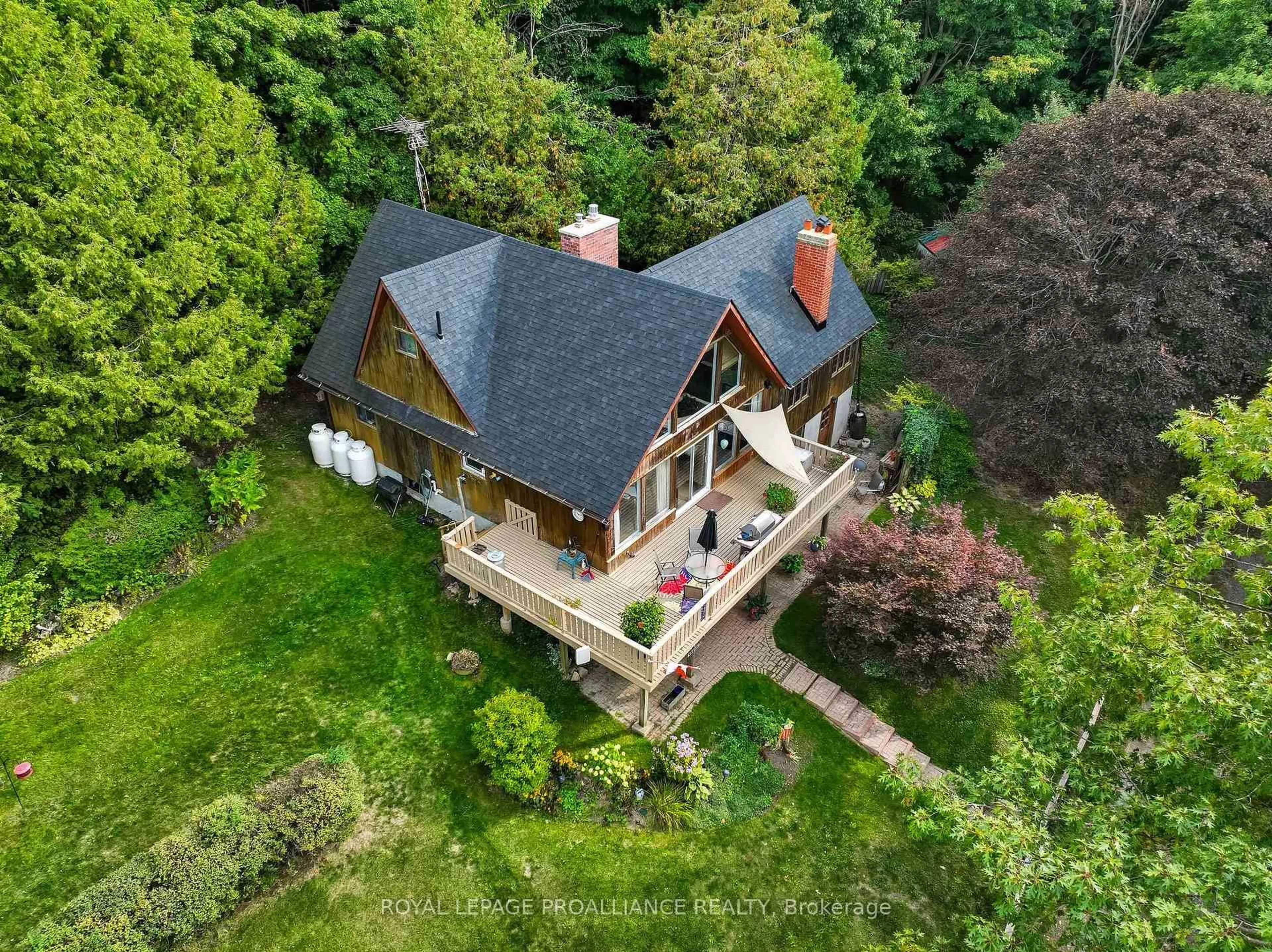 A pic from outside/outdoor area/front of a property/back of a property/a pic from drone, unknown for 383 Hansen Rd, Brighton Ontario K0K 1H0