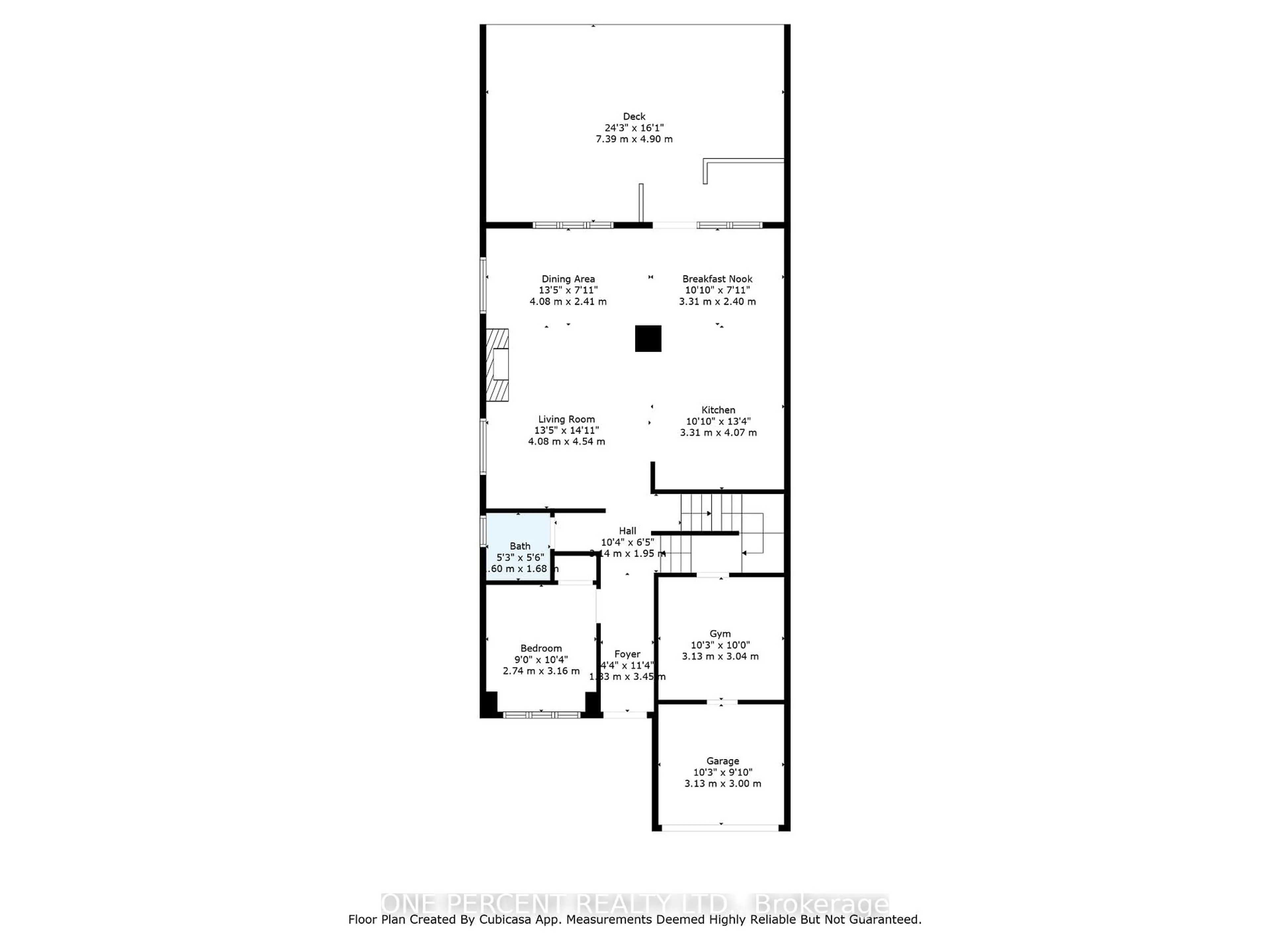 Floor plan for 835 Queen St, Gananoque Ontario K7G 2B5