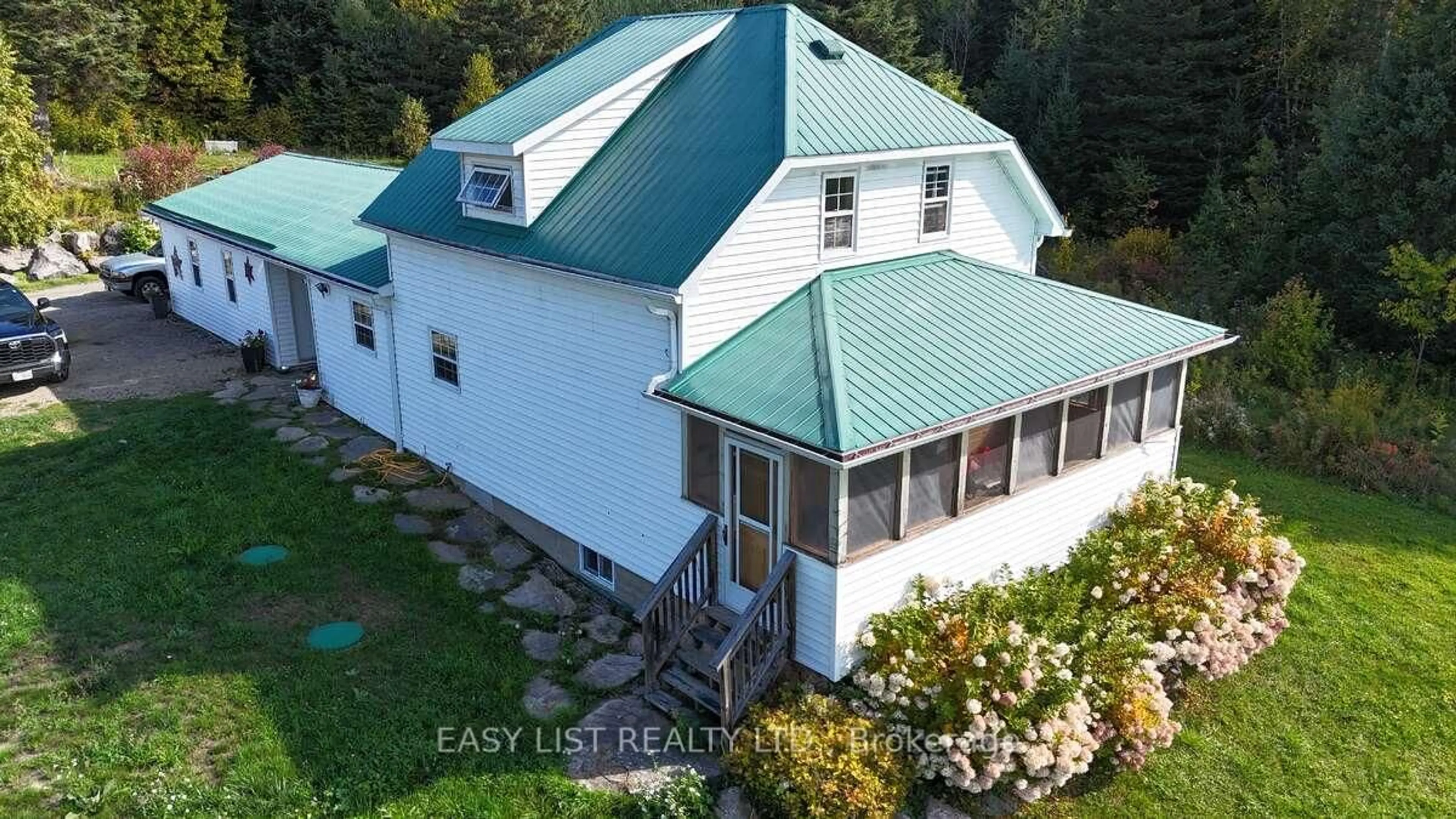 A pic from outside/outdoor area/front of a property/back of a property/a pic from drone, building for 2170 Highway 520, Ryerson Ontario P0A 1C0