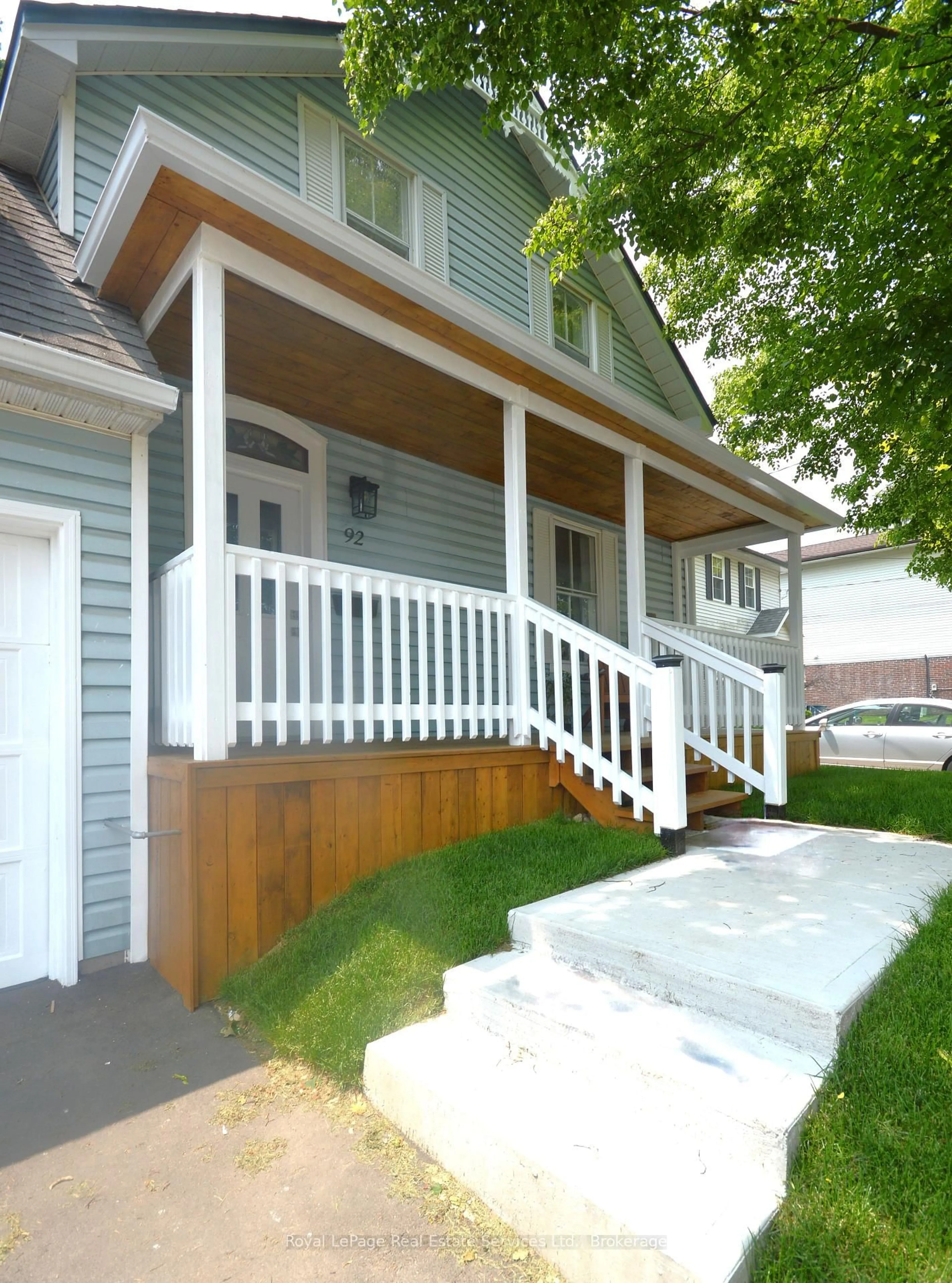 Home with vinyl exterior material, street for 92 ADAM St, Cambridge Ontario N3C 2K6