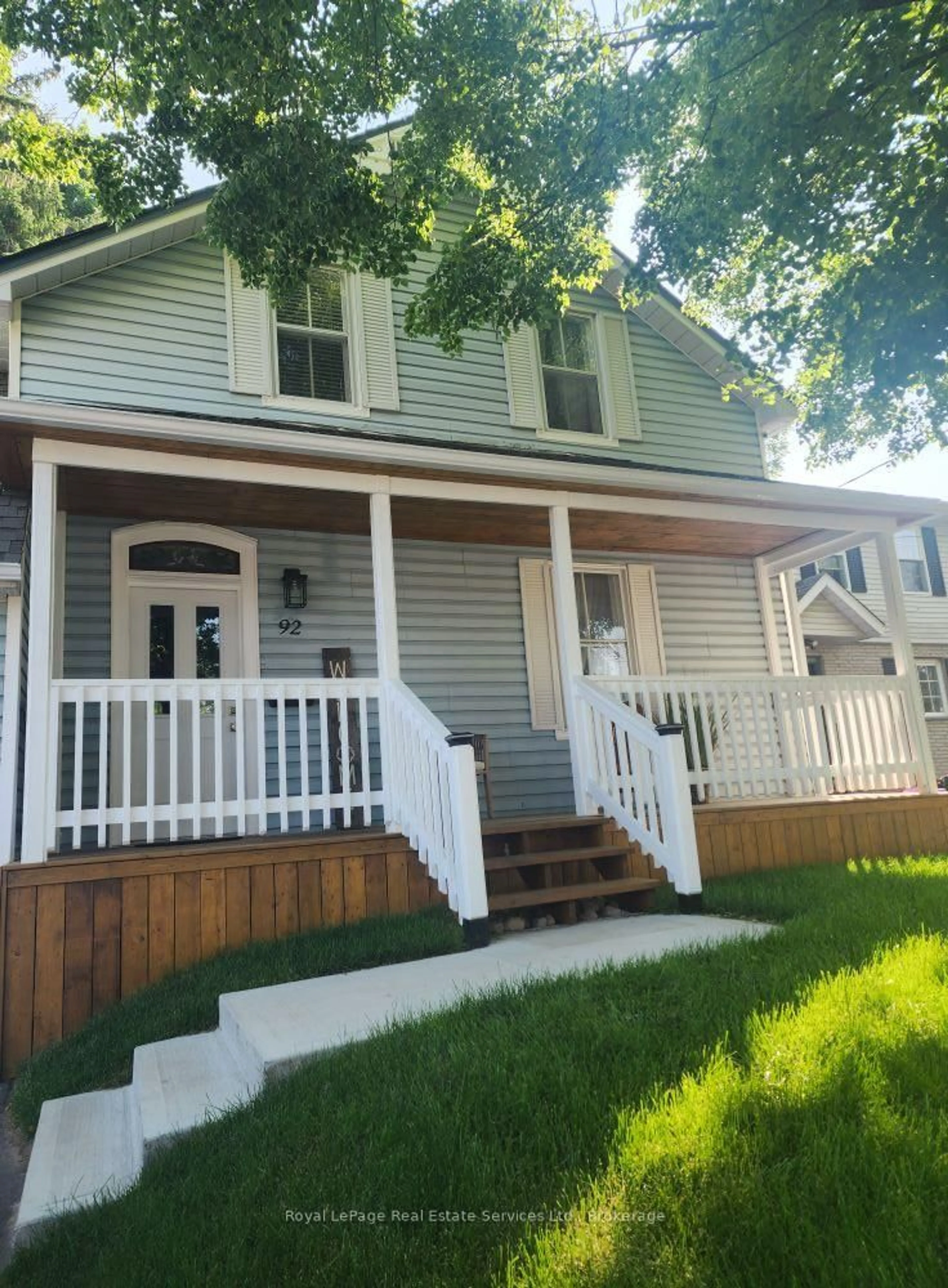 Home with vinyl exterior material, street for 92 ADAM St, Cambridge Ontario N3C 2K6