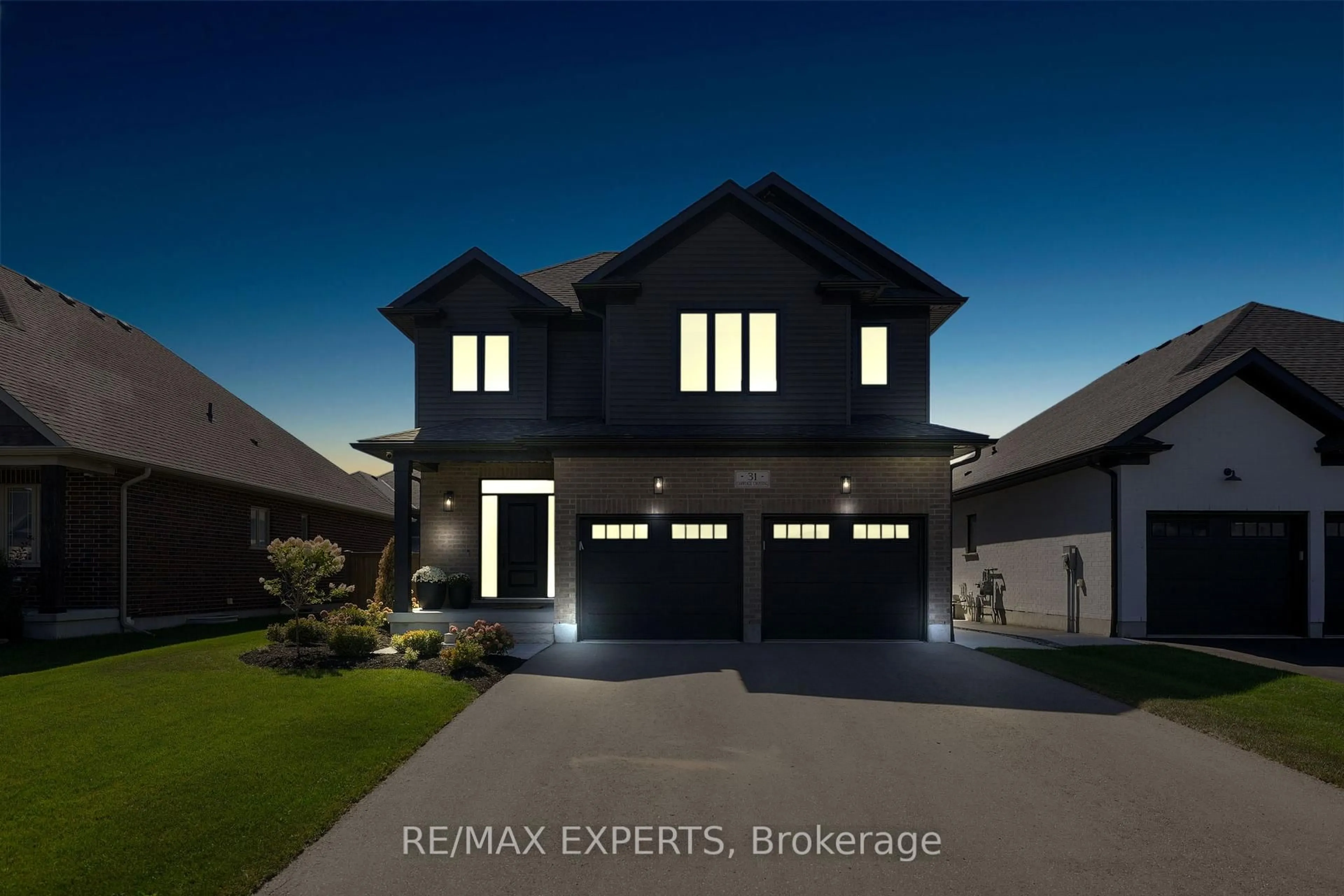 Home with brick exterior material, street for 31 Carriage Crossing, Mapleton Ontario N0G 1P0