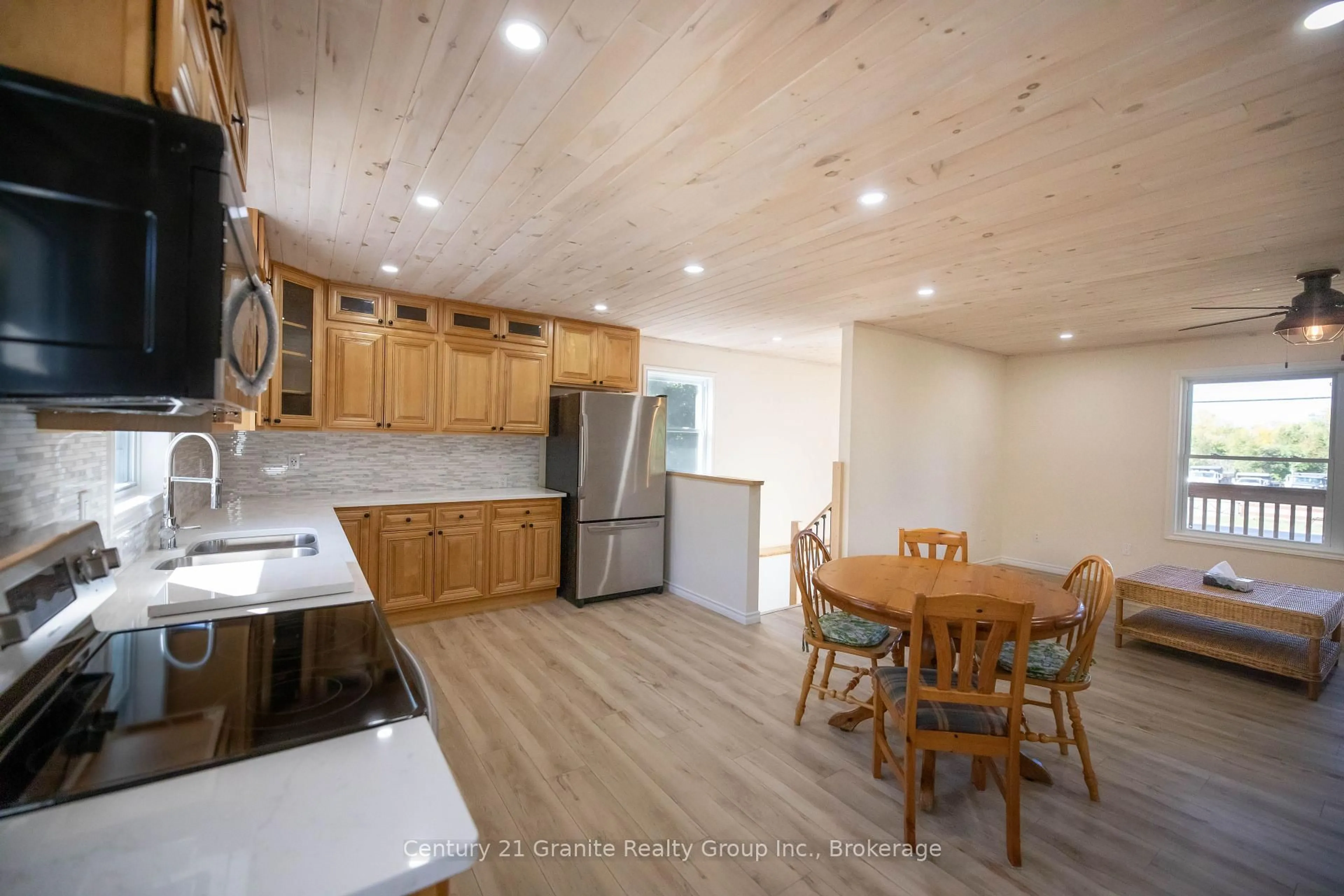 Open concept kitchen, unknown for 1160 Kennisis Lake Rd, Dysart et al Ontario K0M 1S0