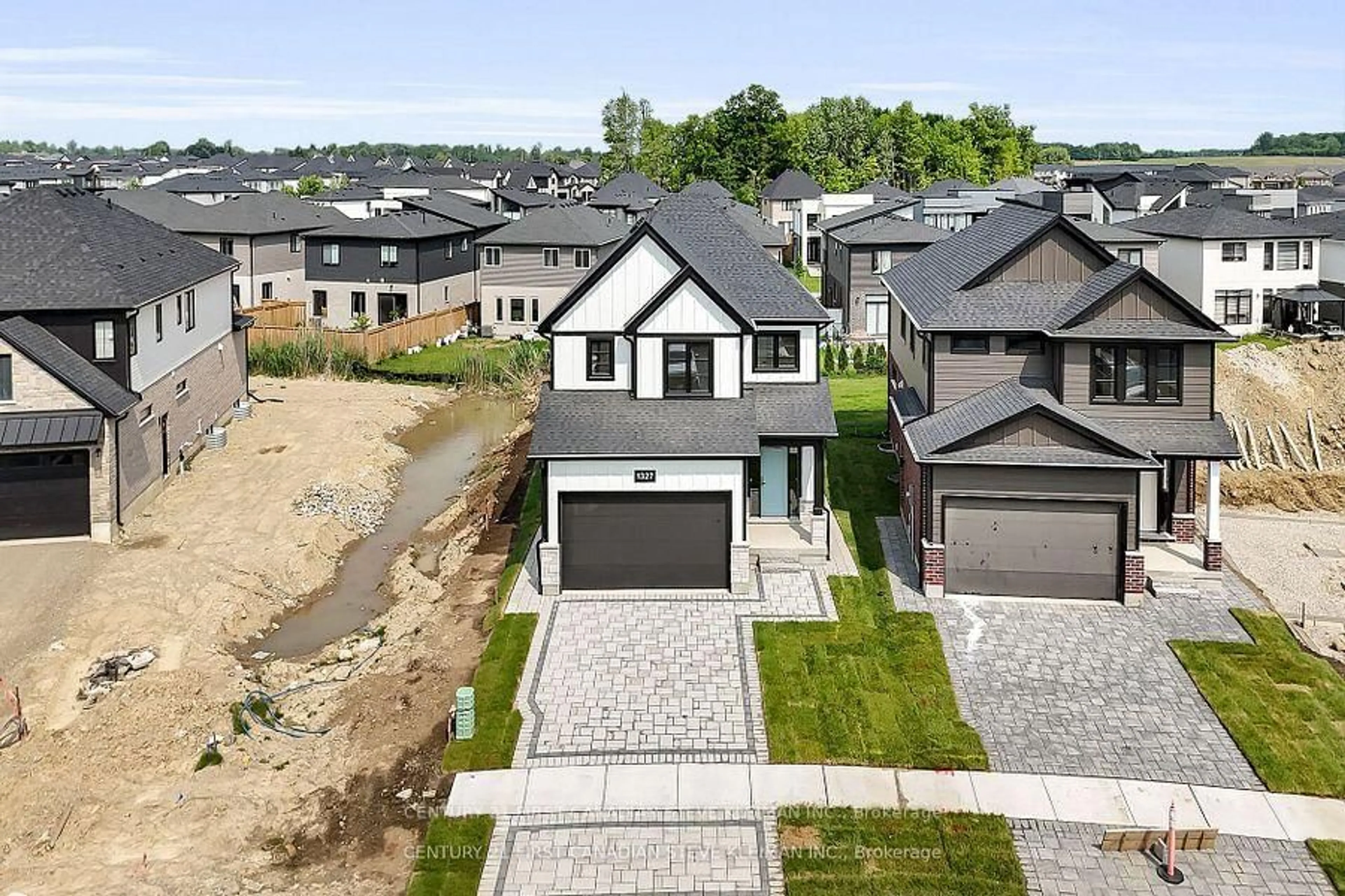 A pic from outside/outdoor area/front of a property/back of a property/a pic from drone, street for 1327 Bush Hill Link, London North Ontario N6G 0X6