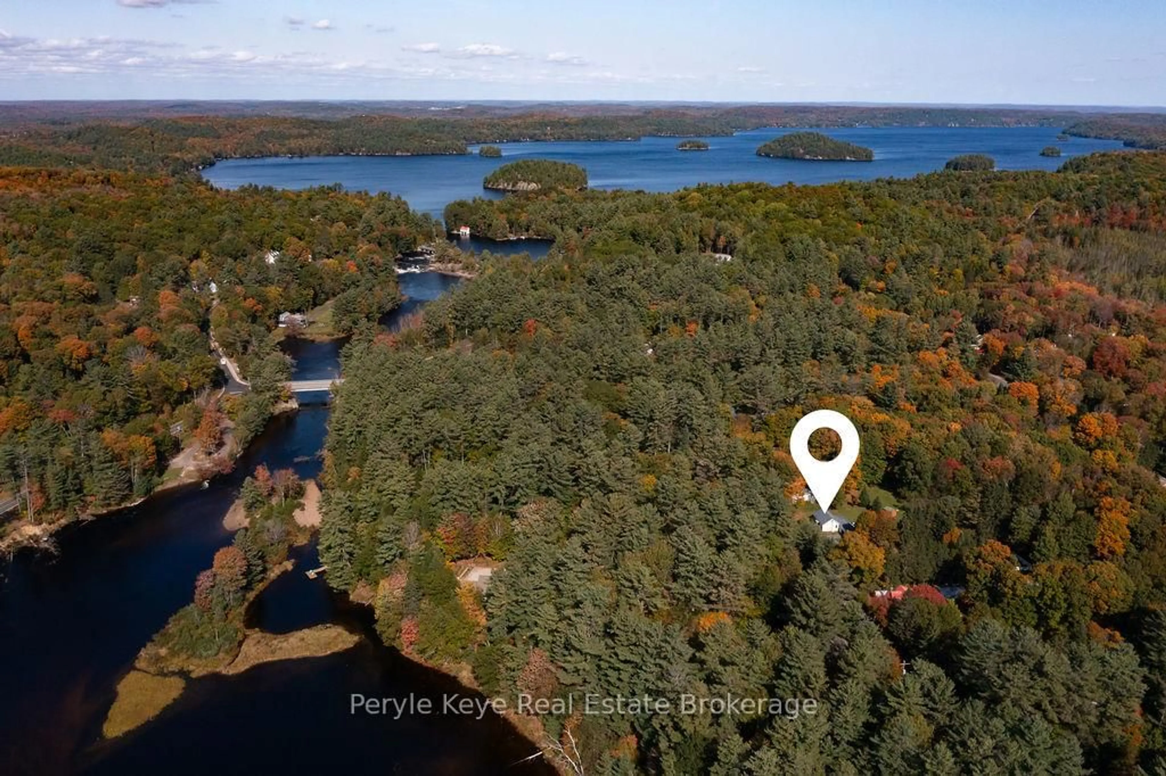 Picture of a map for 71 Deer Lake Rd, Huntsville Ontario P0B 1L0