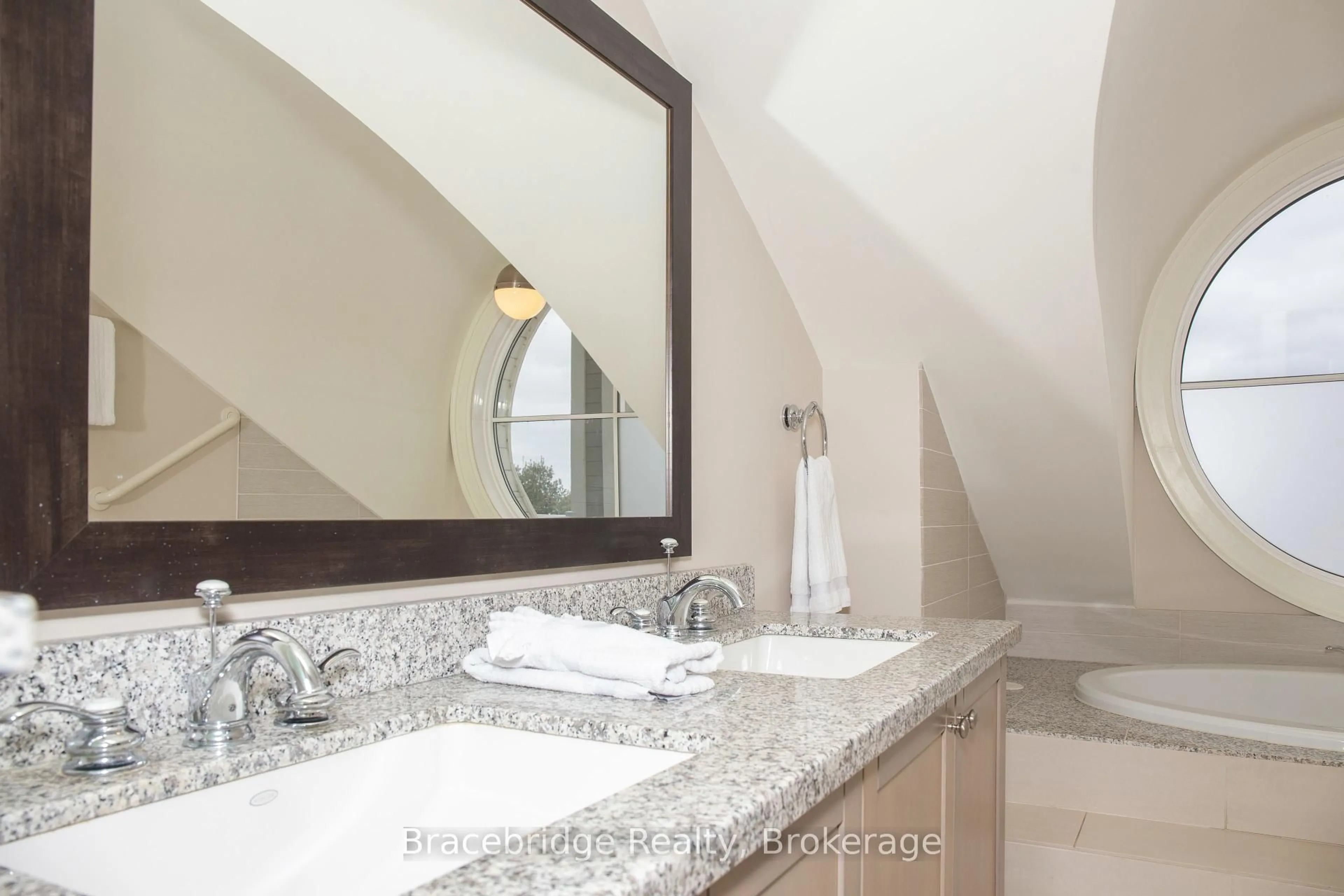 Contemporary bathroom, ceramic/tile floor for 1869 Muskoka 118 Highway #G103-D1, Muskoka Lakes Ontario P1L 1W8