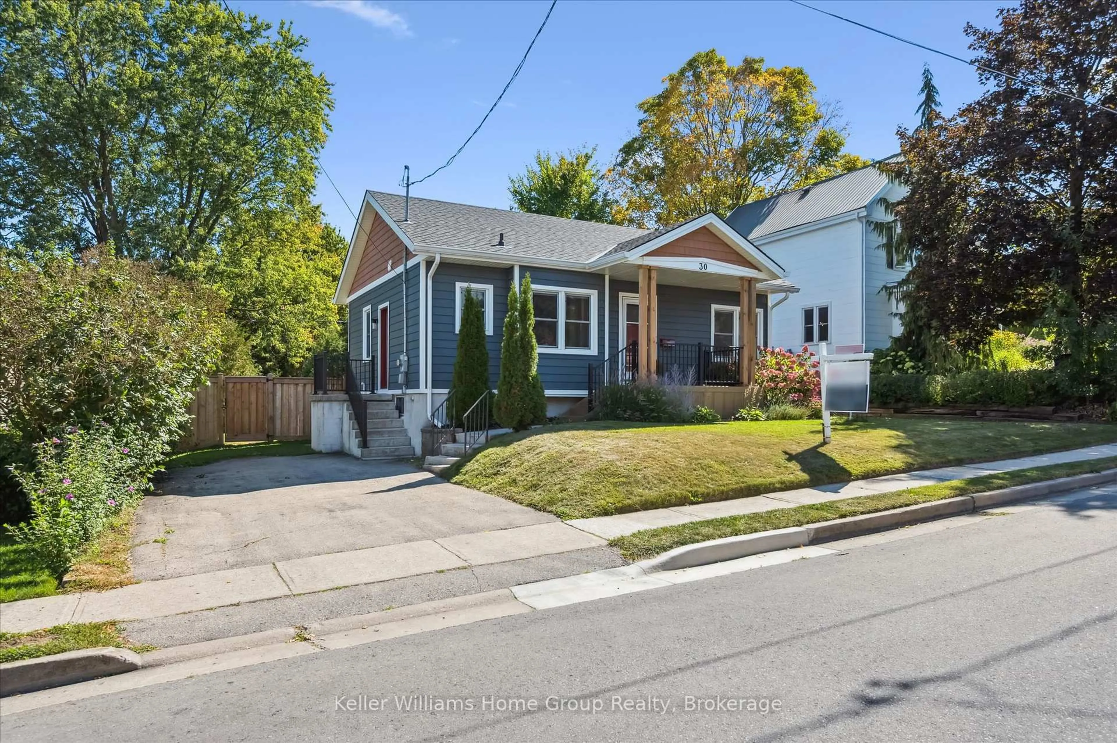 Home with vinyl exterior material, street for 30 Barton St, Guelph Ontario N1H 1M3
