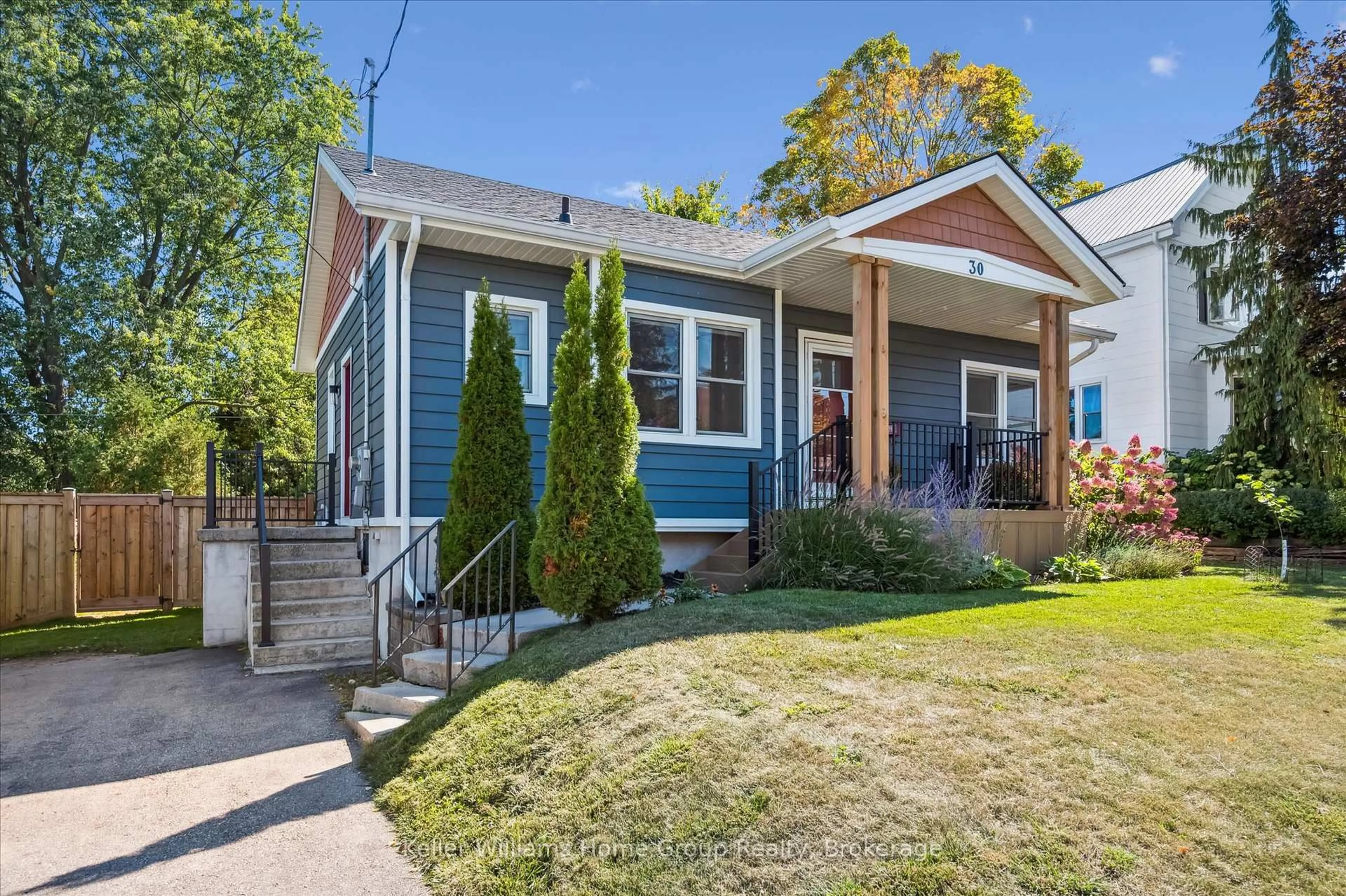 Home with vinyl exterior material, street for 30 Barton St, Guelph Ontario N1H 1M3