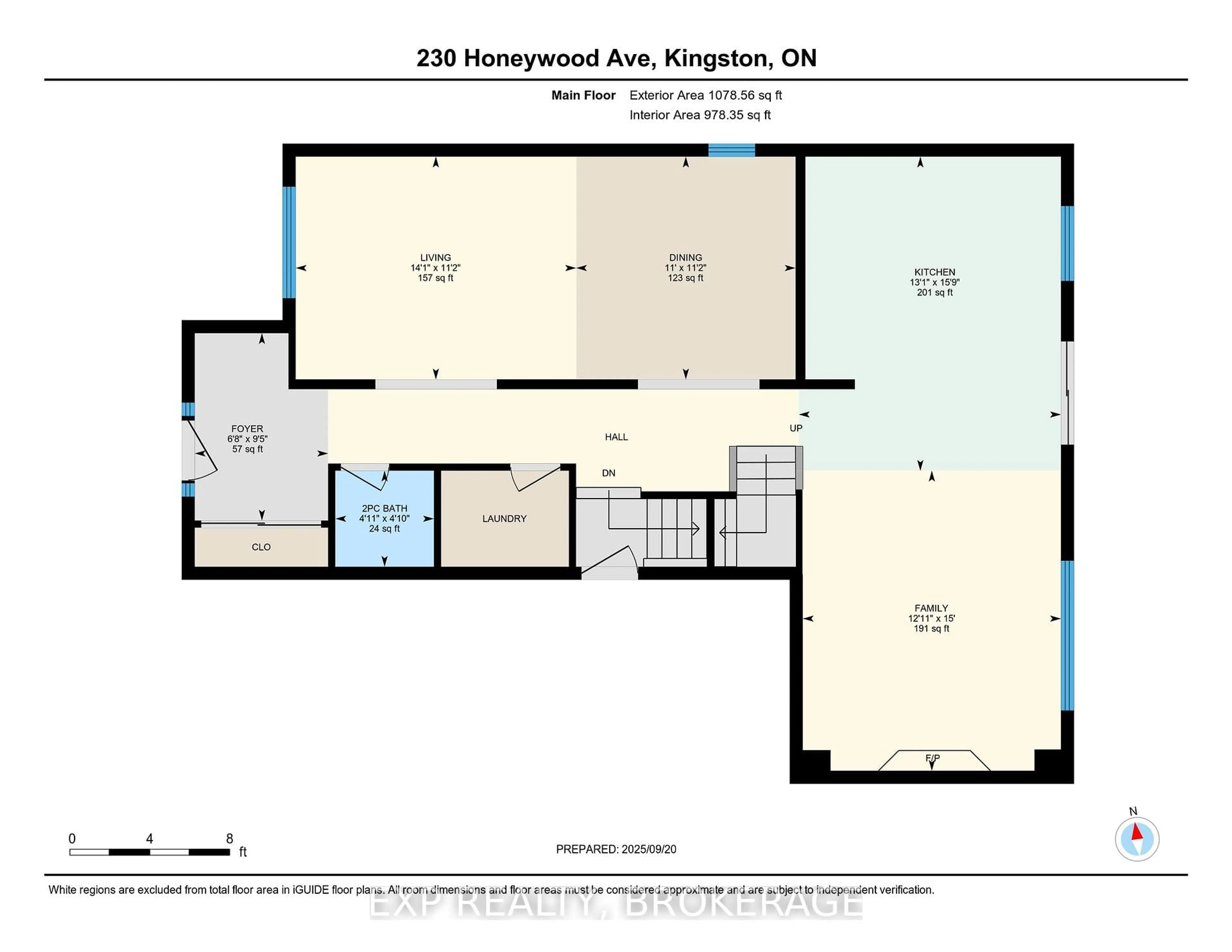 Floor plan for 230 HONEYWOOD Ave, Kingston Ontario K7K 7L4