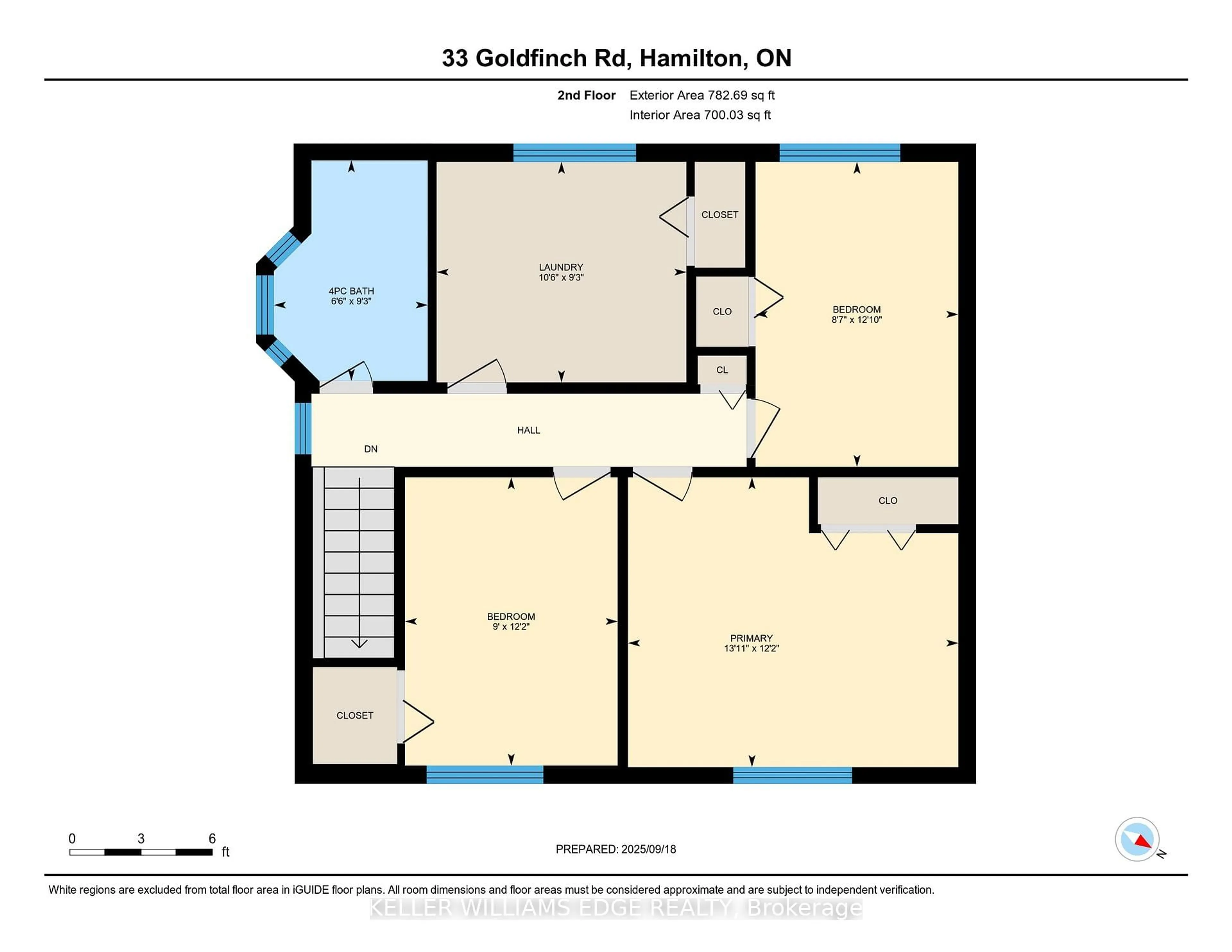 Floor plan for 33 Goldfinch Rd, Hamilton Ontario L9A 3W8