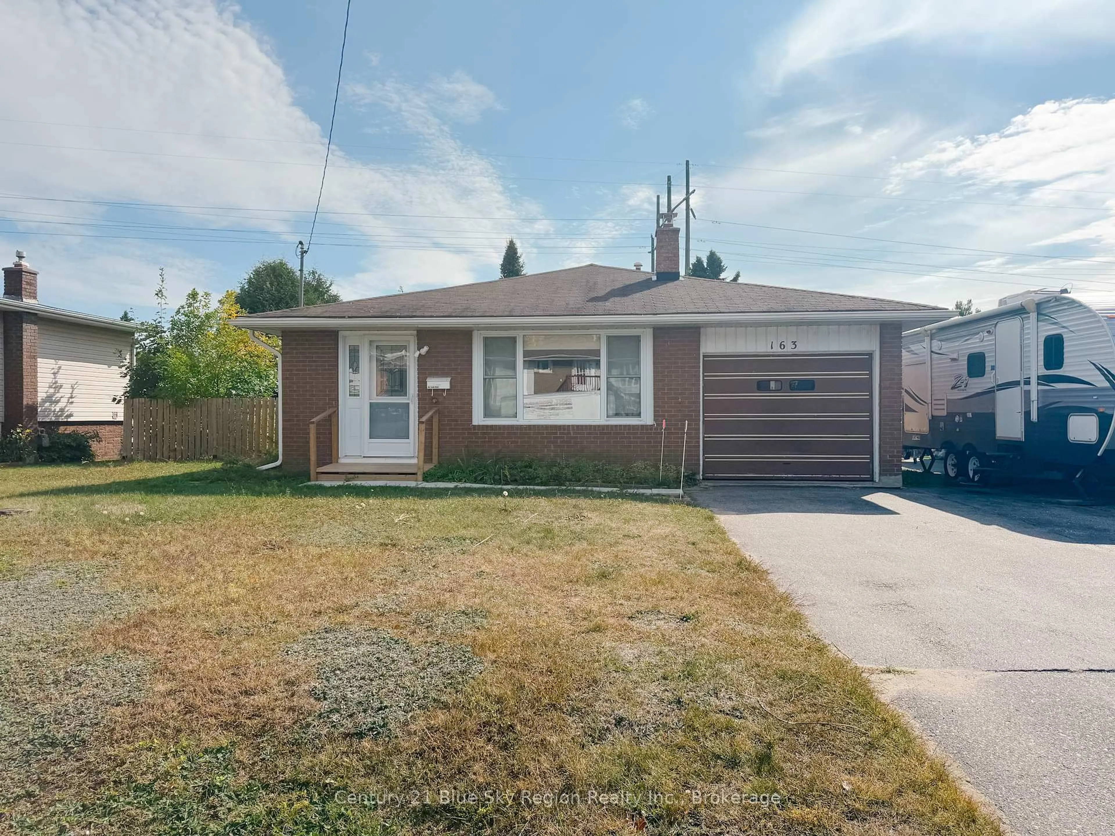 Home with brick exterior material, street for 163 Beverly Rd, North Bay Ontario P1B 7P7