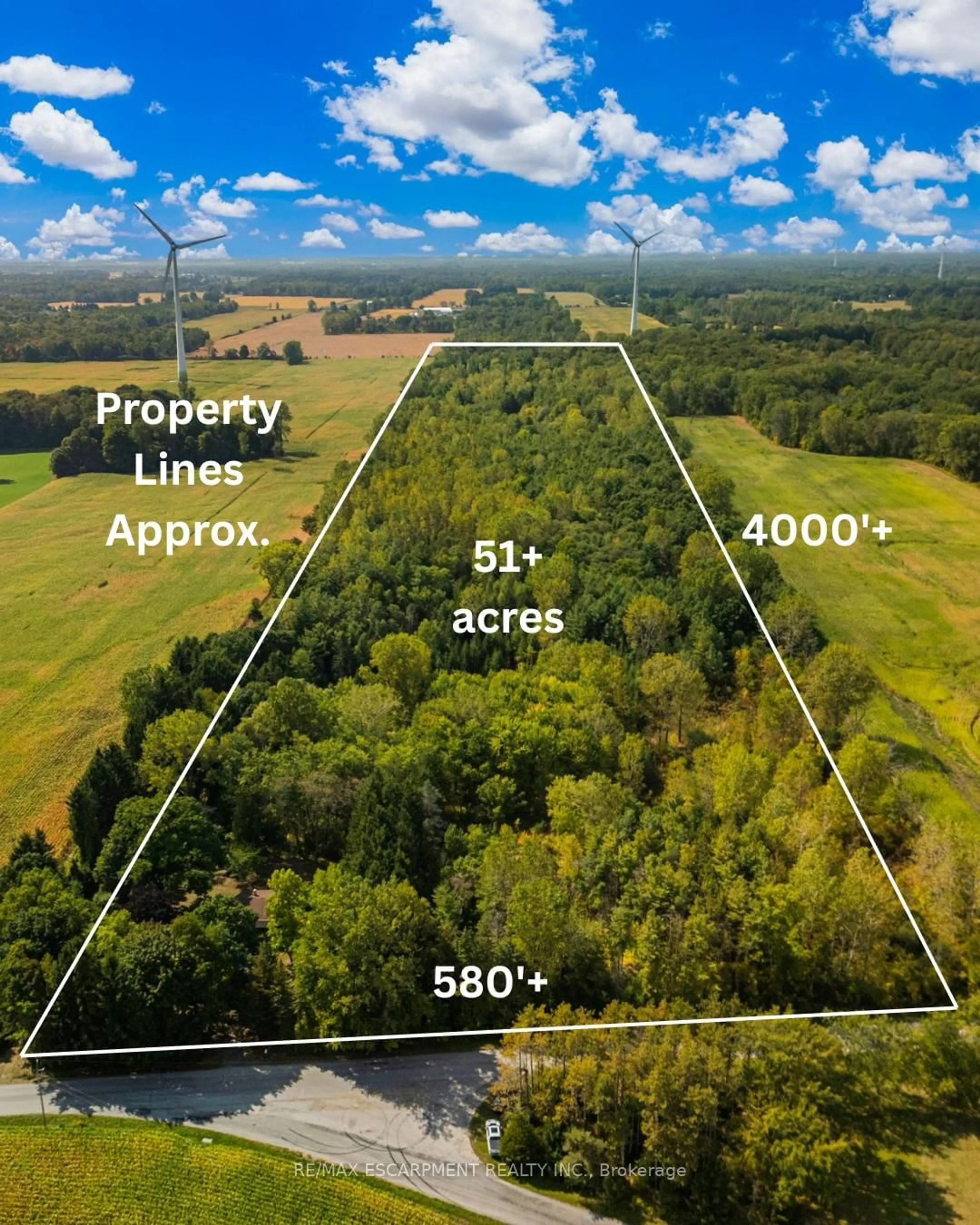 A pic from outside/outdoor area/front of a property/back of a property/a pic from drone, forest/trees view for 927 Wainfleet/Dunnville Townline Rd, Haldimand Ontario N0A 1K0