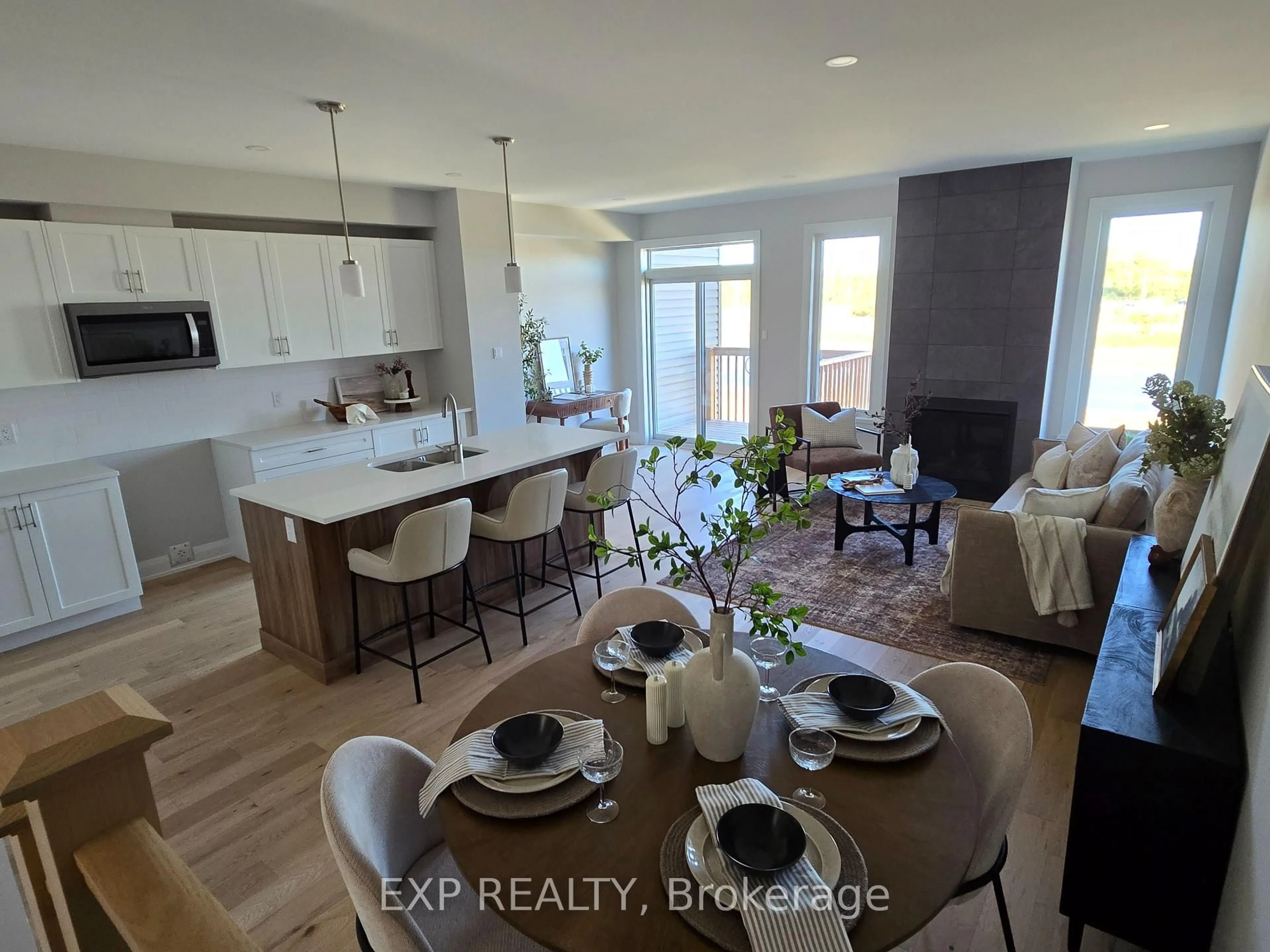 Open concept kitchen, ceramic/tile floor for 173 Craig Duncan Terr, Ottawa Ontario K2S 3C4