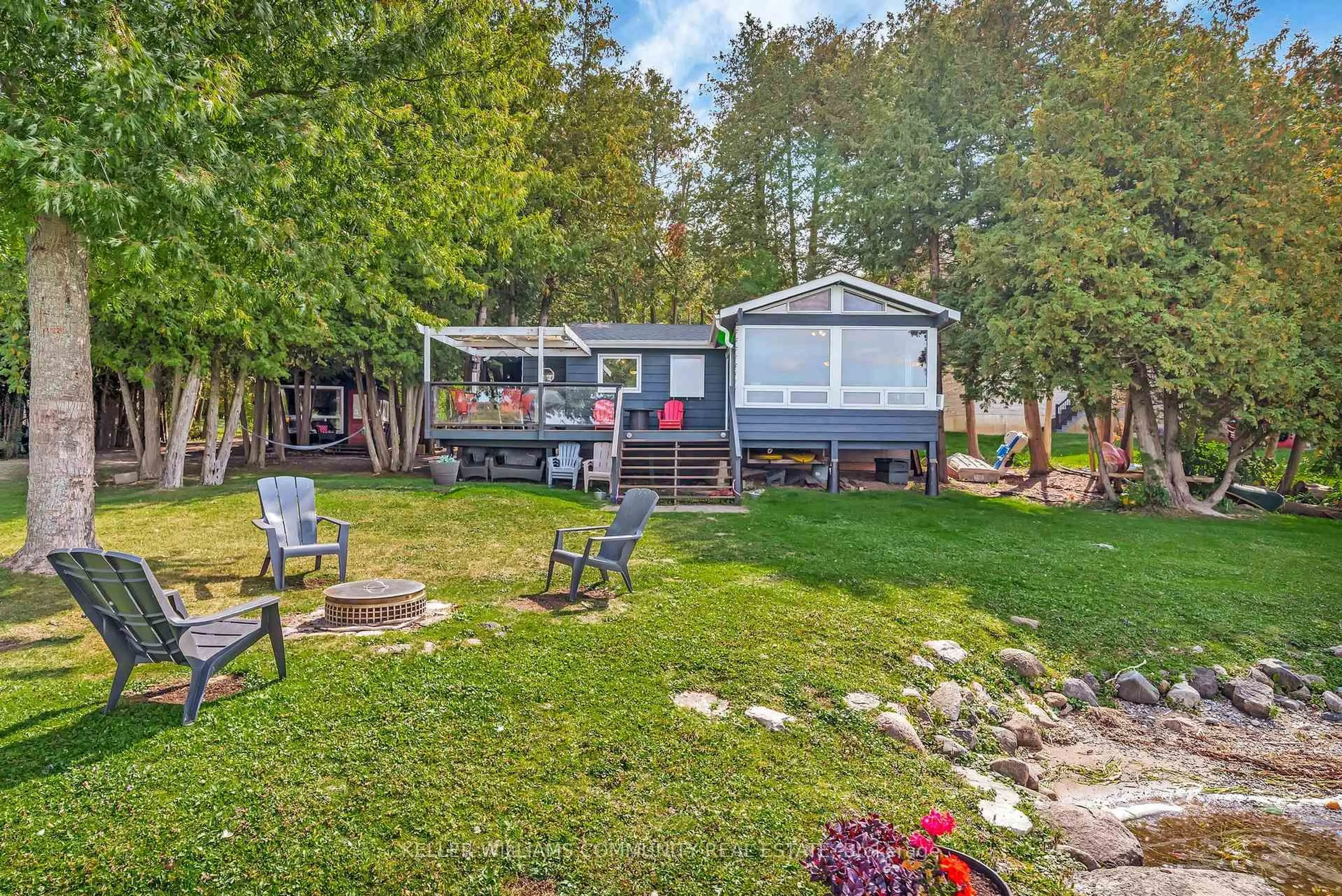 Patio, water/lake/river/ocean view for 62 Fleming Bay Rd, Trent Hills Ontario K0L 2V0