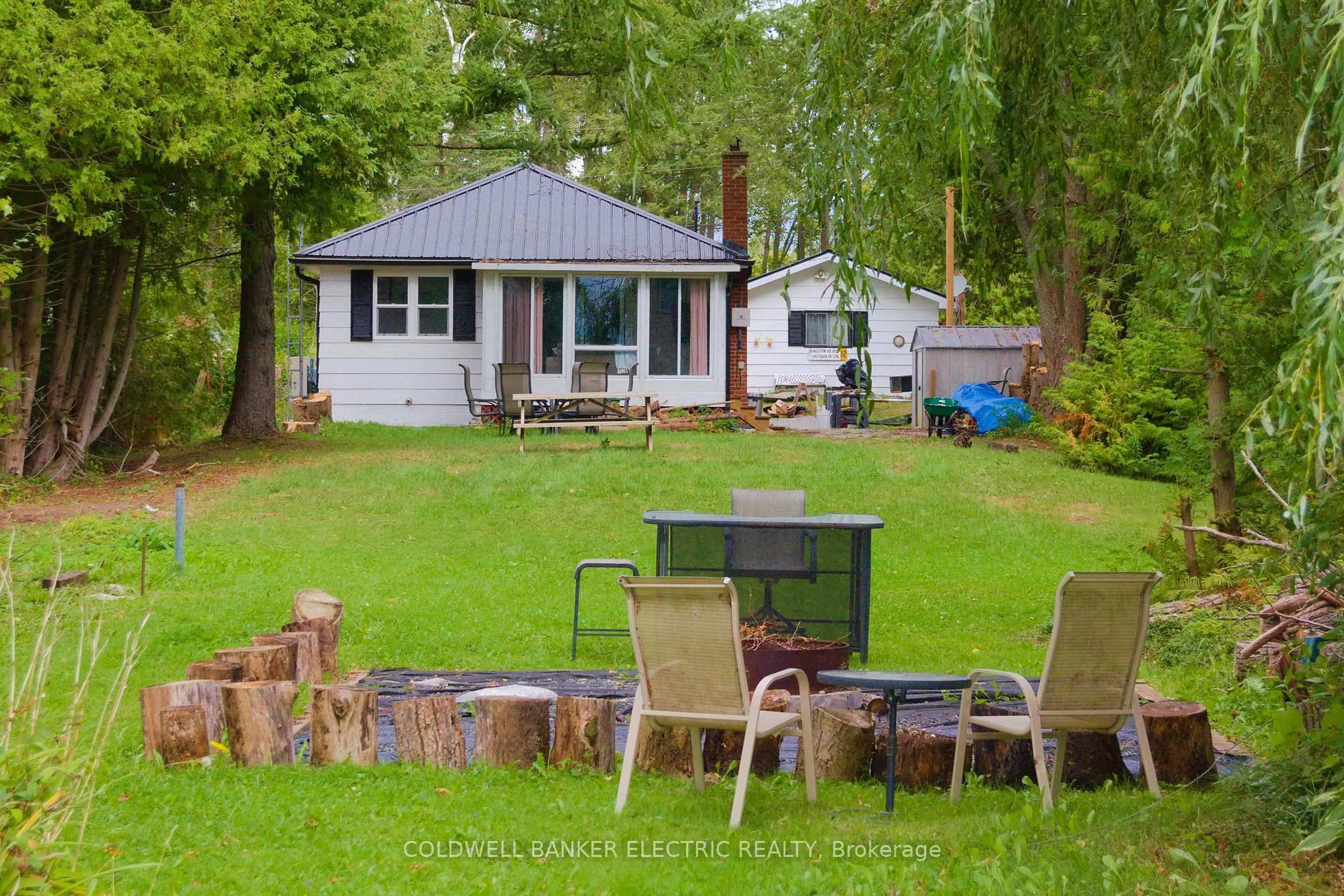 Patio, water/lake/river/ocean view for 48 Hargrave Rd, Kawartha Lakes Ontario K0M 2B0