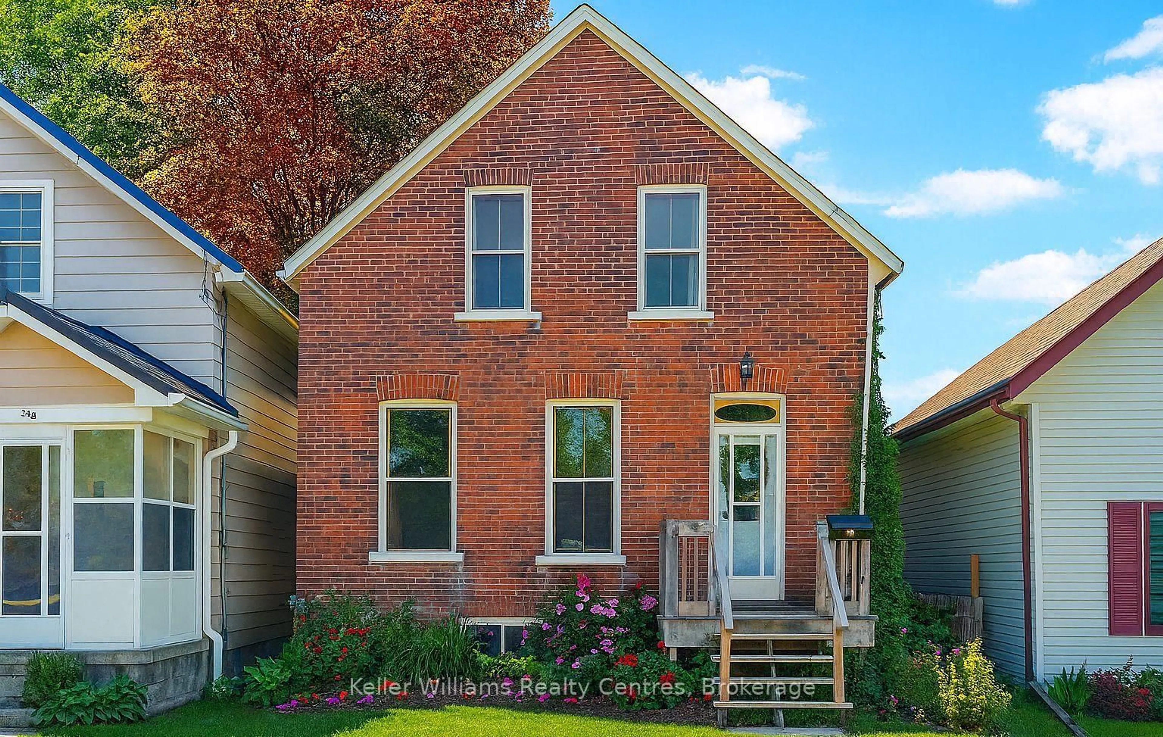Home with brick exterior material, street for 253 11th St, Owen Sound Ontario N4K 1T8