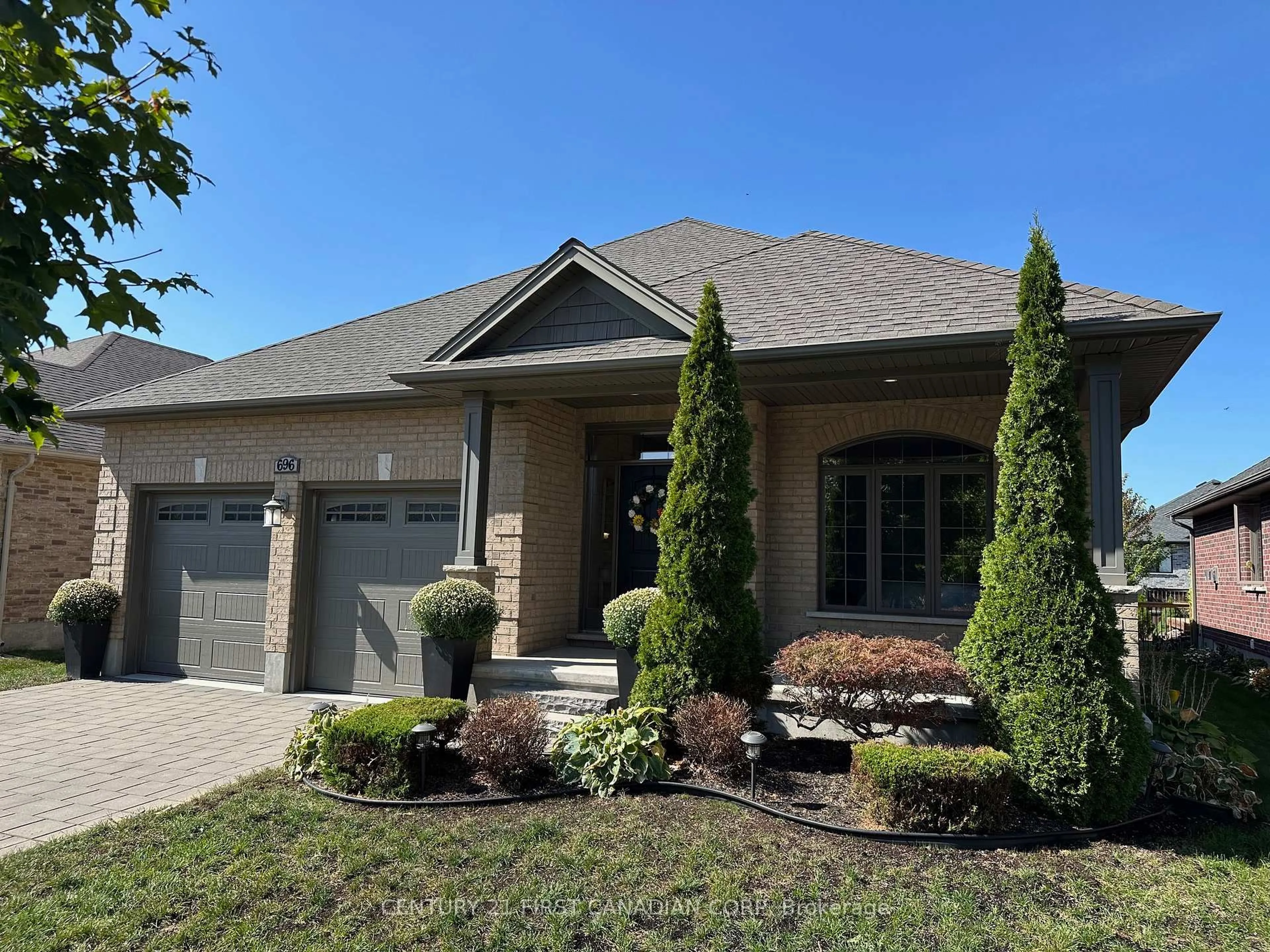 Home with brick exterior material, street for 696 BENNETT Cres, Strathroy-Caradoc Ontario N0L 1W0