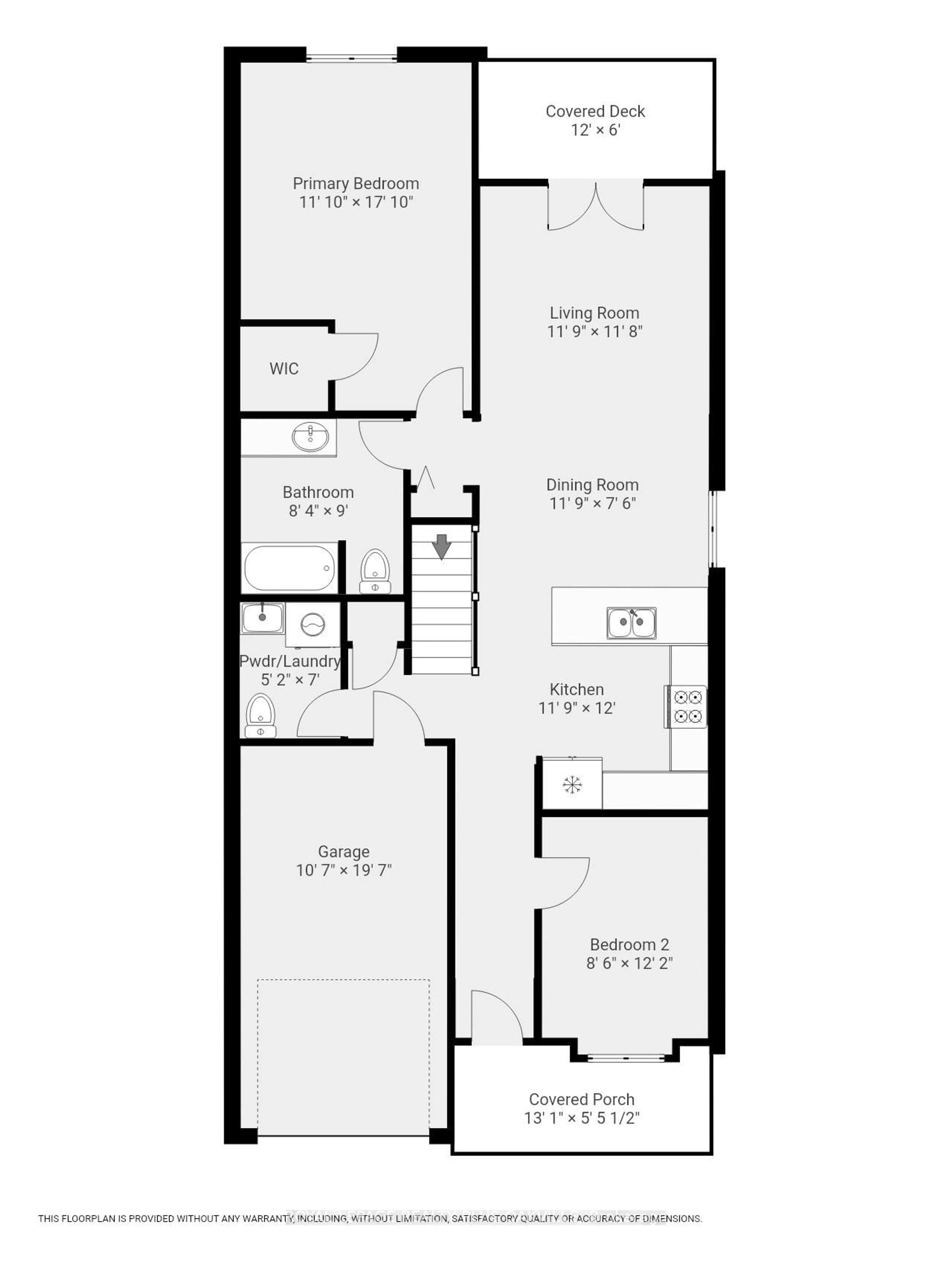 Floor plan for 20 Jenny Cres #21, West Lincoln Ontario L0R 2A0