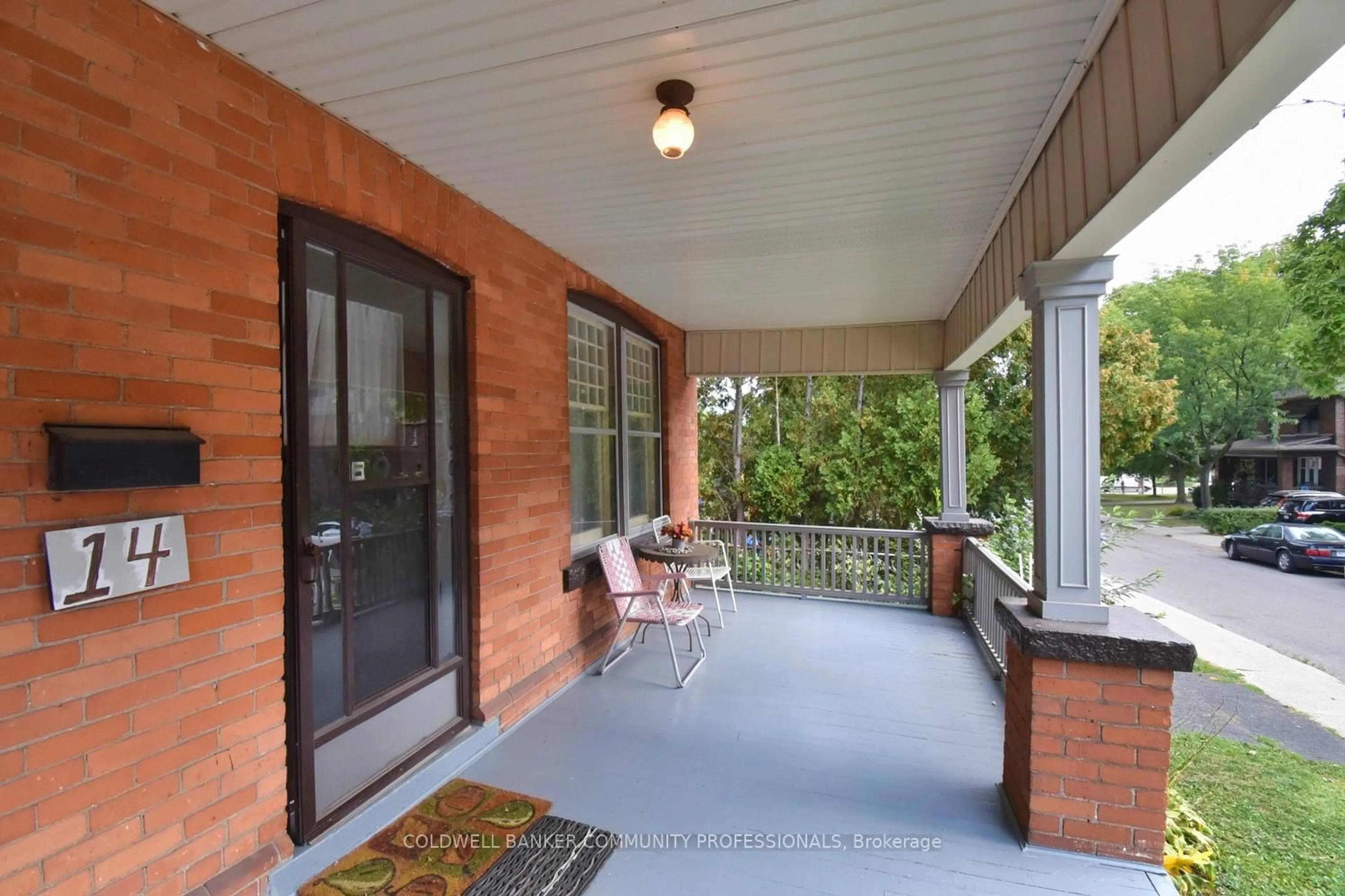 Patio, street for 14 Spruceside Ave, Hamilton Ontario L8P 3Y3